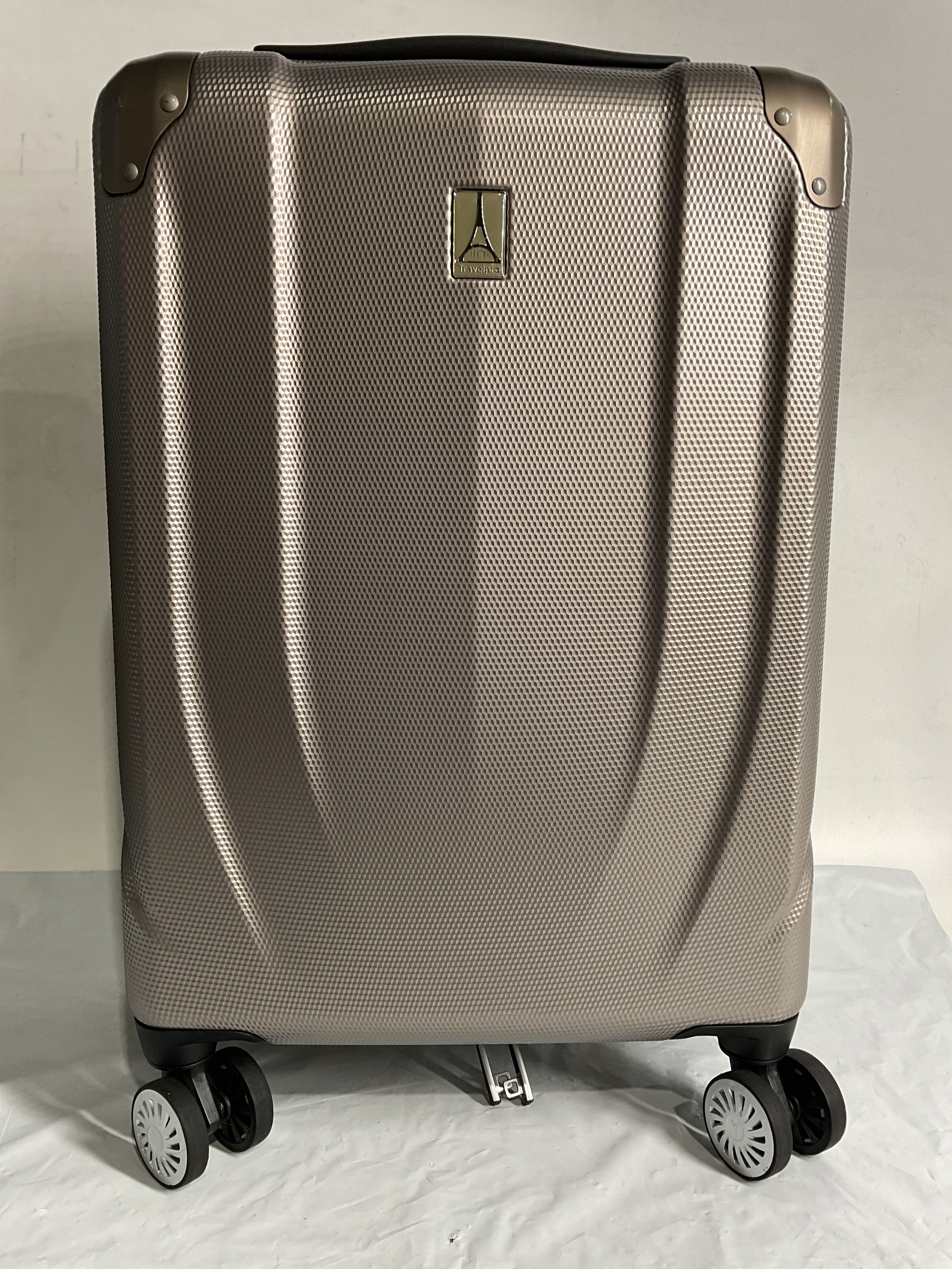 Travelpro Pathways 3 Hardside Expandable Luggage, 8 Spinner Wheels, Lightweight Hard Shell Suitcase ( Champagne , Carry On 21 Inch ) Champagne Carry On 21 Inch U5
