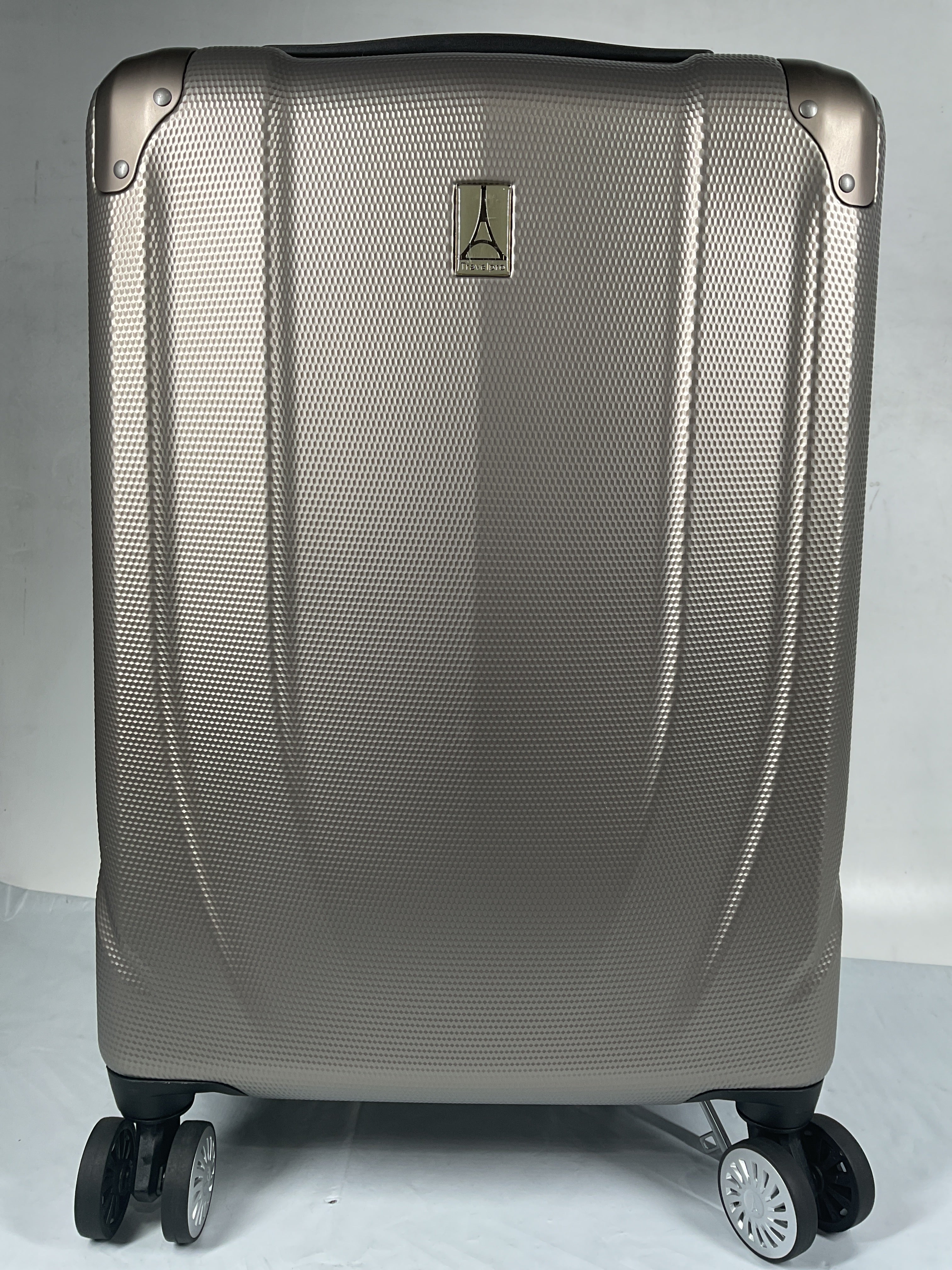 Travelpro Pathways 3 Hardside Expandable Luggage, 8 Spinner Wheels, Lightweight Hard Shell Suitcase ( Champagne , Carry On 21 Inch ) Champagne Carry On 21 Inch U8