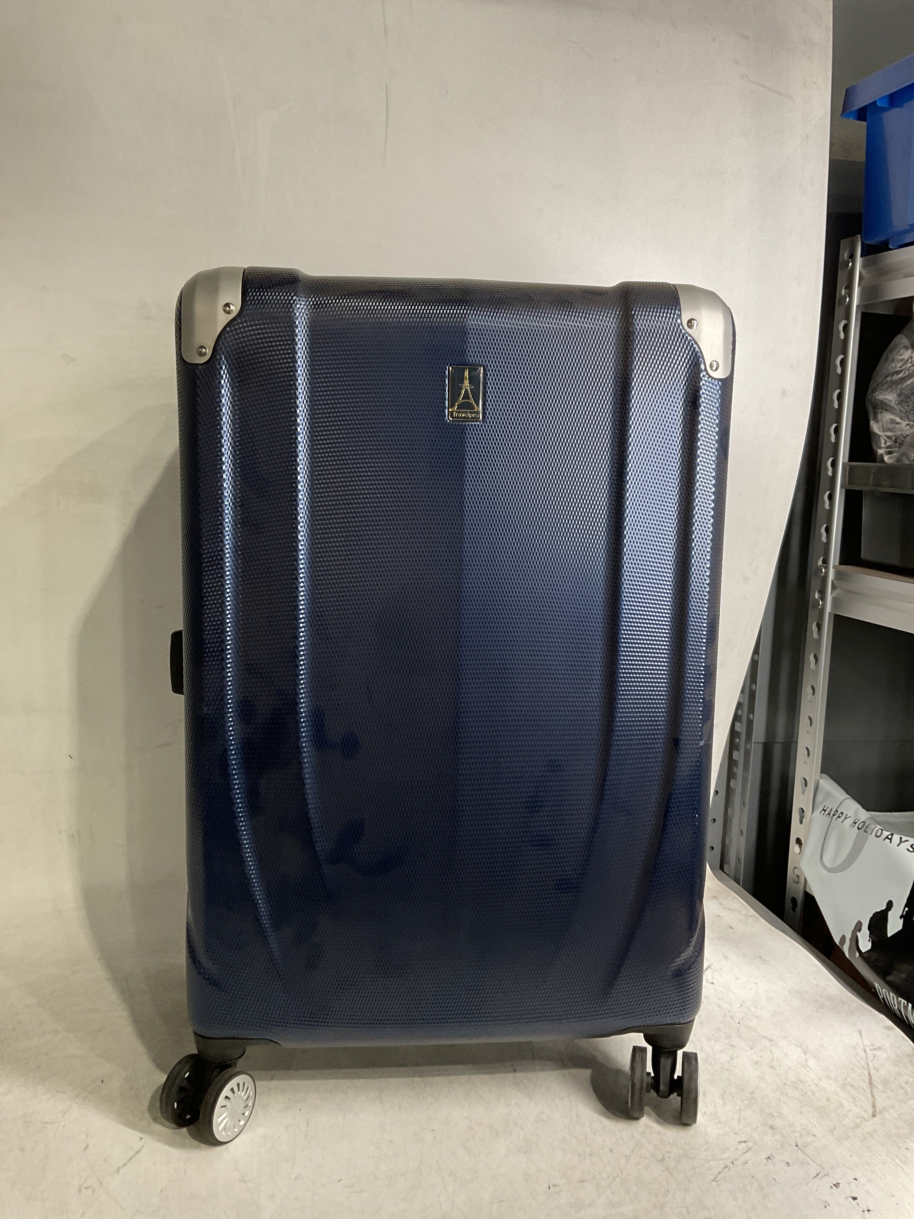 Travelpro Pathways 3 Hardside Expandable Luggage, 8 Spinner Wheels, Lightweight Hard Shell Suitcase ( Royal Blue , Checked Medium 25 Inch ) Royal Blue Checked Medium 25 Inch U1