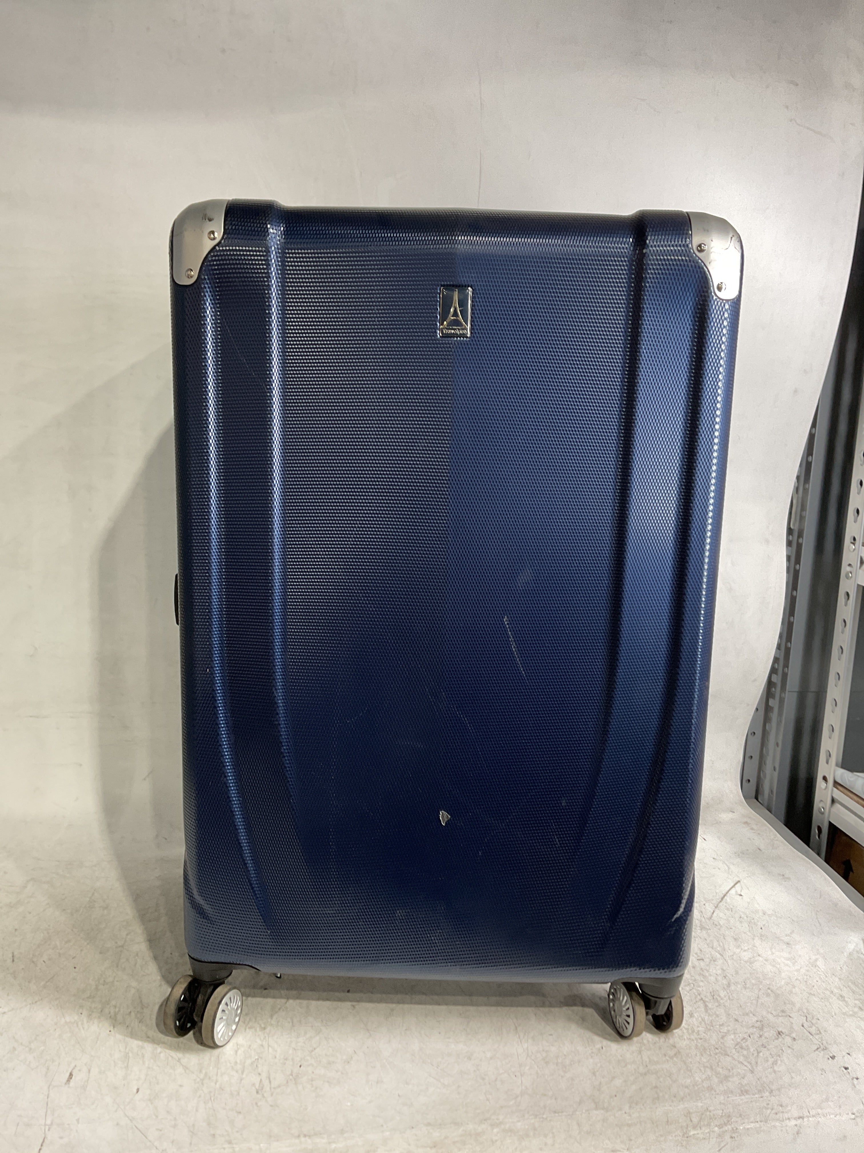 Travelpro Pathways 3 Hardside Expandable Luggage, 8 Spinner Wheels, Lightweight Hard Shell Suitcase ( Royal Blue , Checked Large 28 Inch ) Royal Blue Checked Large 28 Inch U8