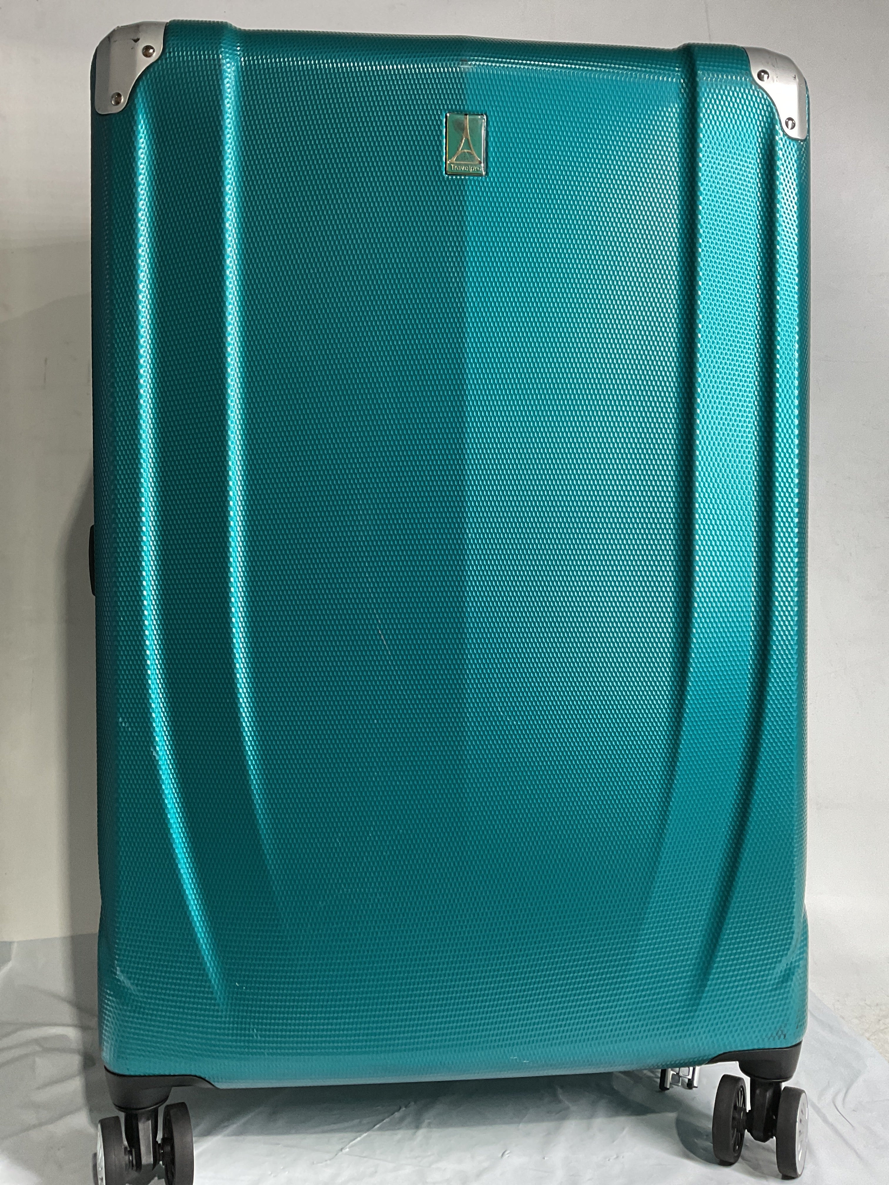 Travelpro Pathways 3 Hardside Expandable Luggage, 8 Spinner Wheels, Lightweight Hard Shell Suitcase ( Kayak Teal , Checked Large 28 Inch ) Kayak Teal Checked Large 28 Inch U1