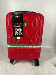 TUCCI Italian 20 in Red Carry On Luggage U1