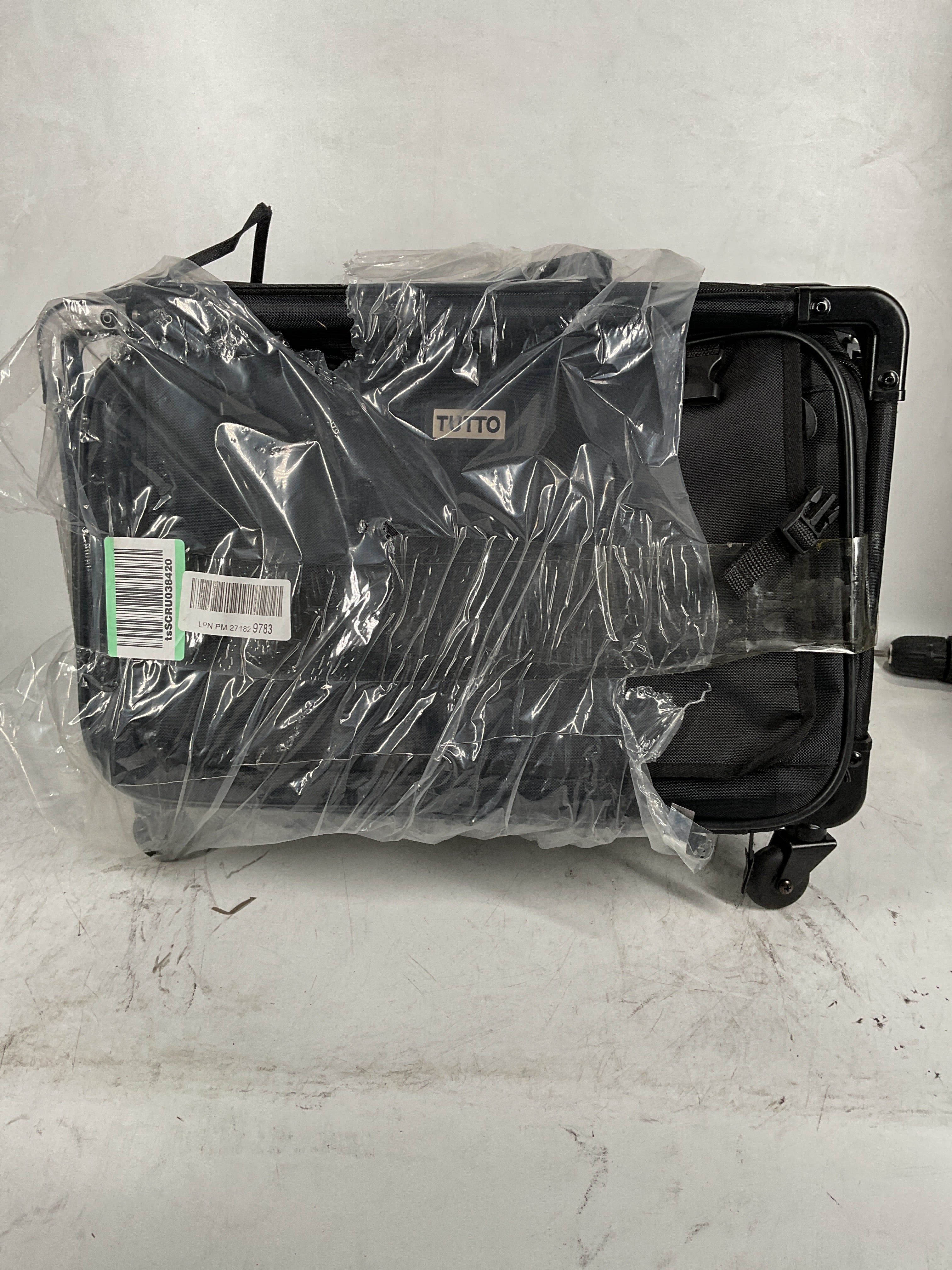 Tutto Lightweight Foldable Wheeled Pet Carriers Black Medium U4