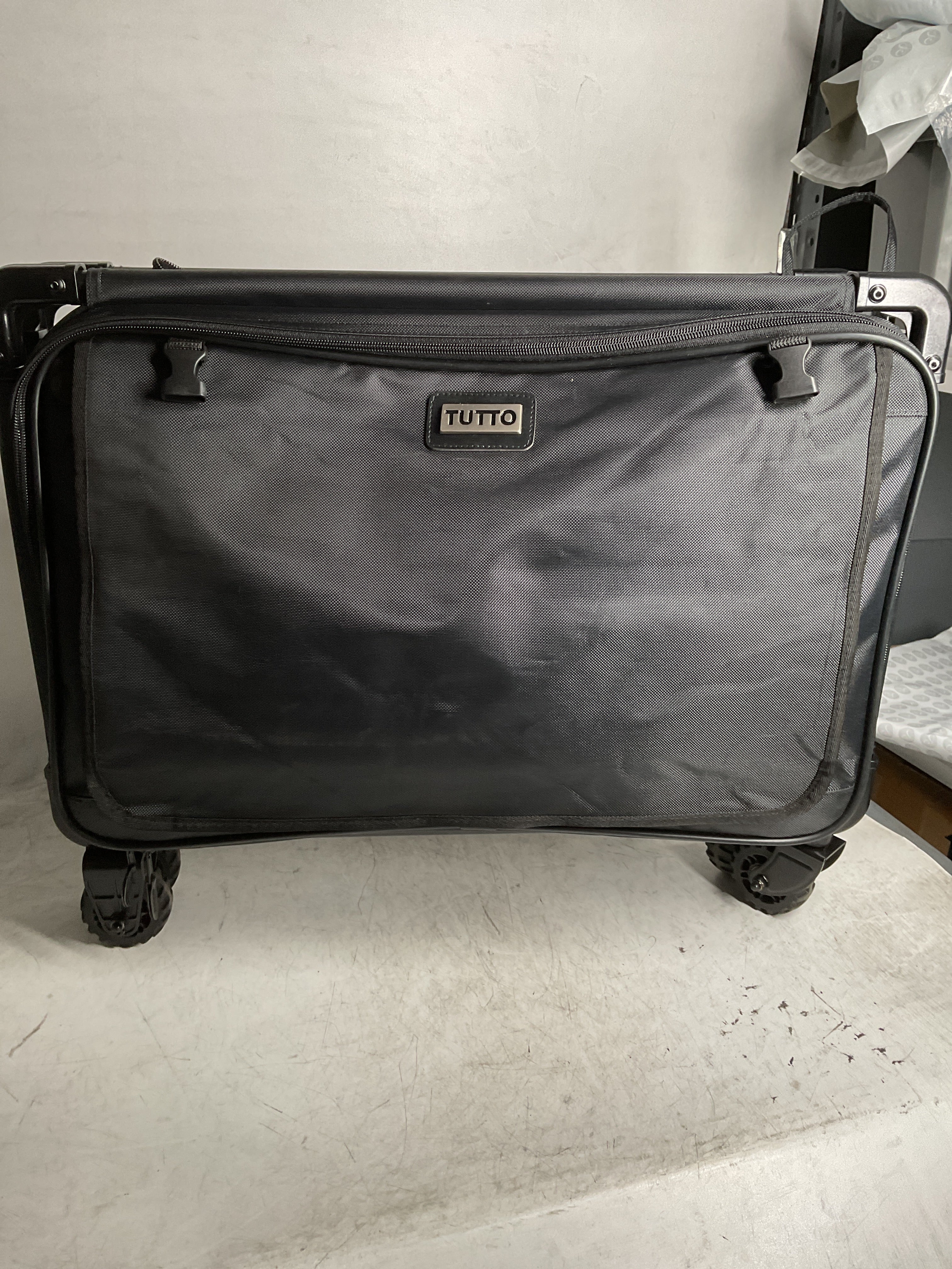 Tutto Lightweight Foldable Wheeled Pet Carriers ( Black , Large ) Black Large U3