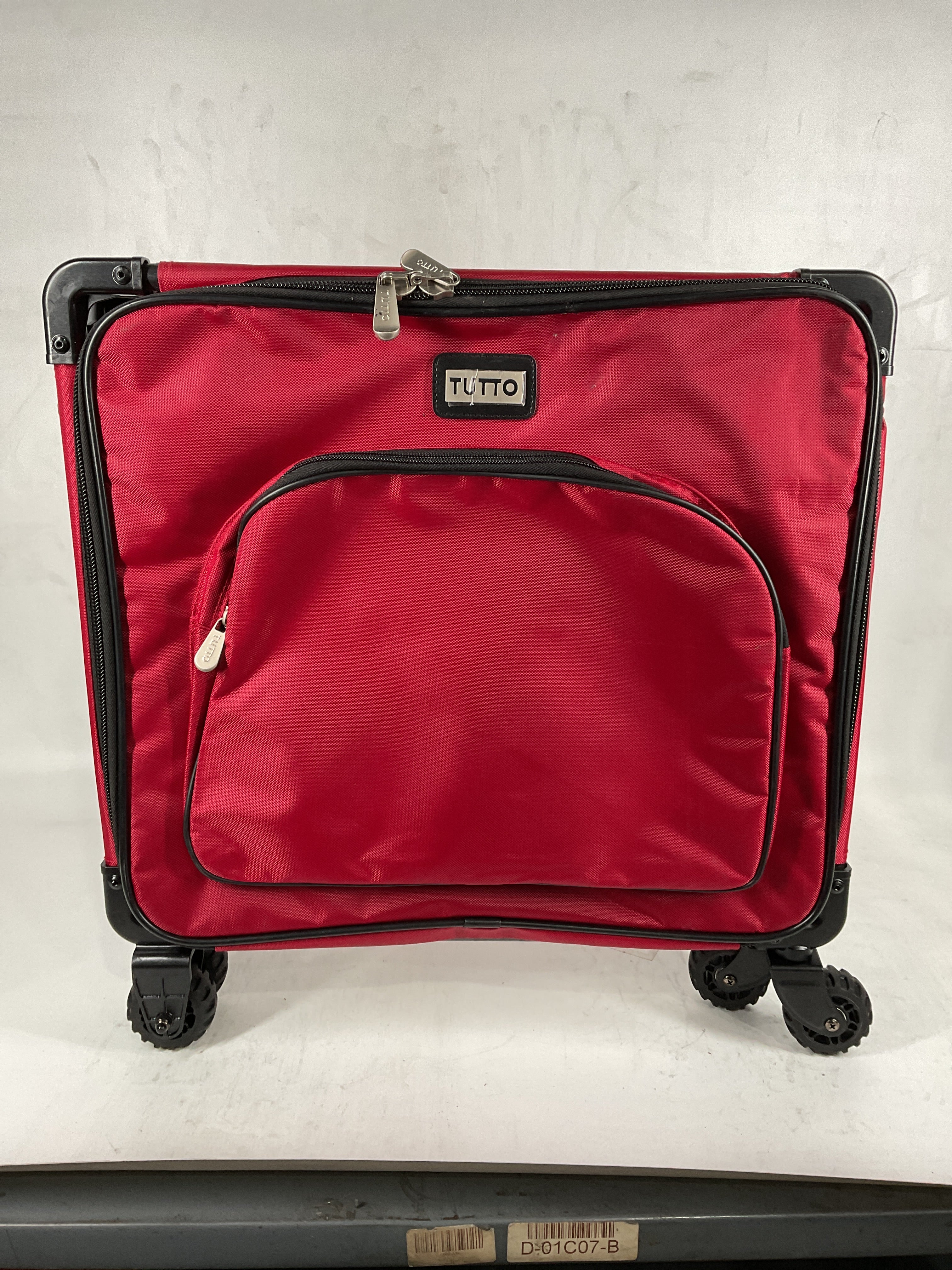 Tutto Serger Tote on Wheels Cherry Red 20 U2