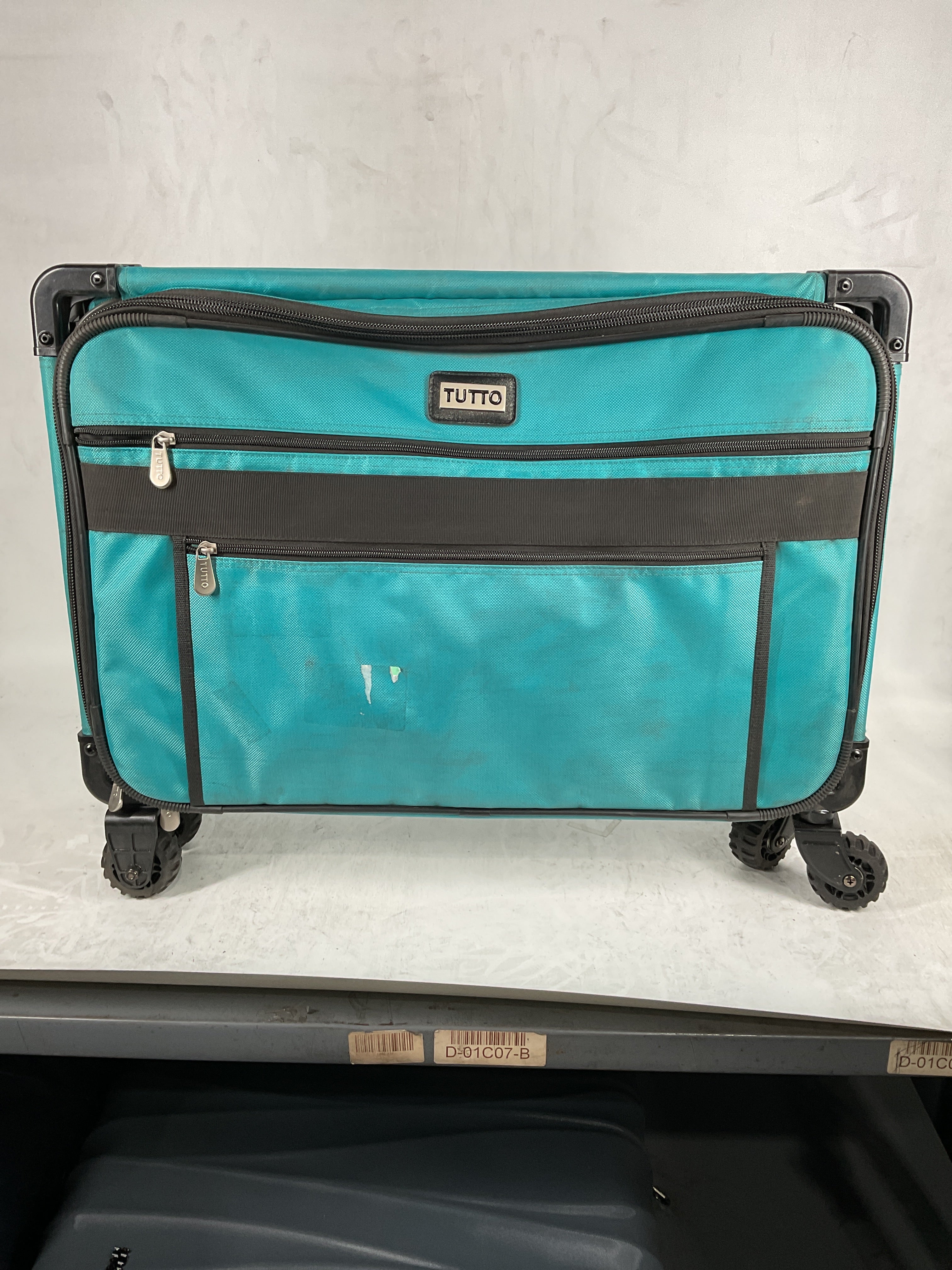 Tutto Machine On Wheels Turquoise 24 Inch U4