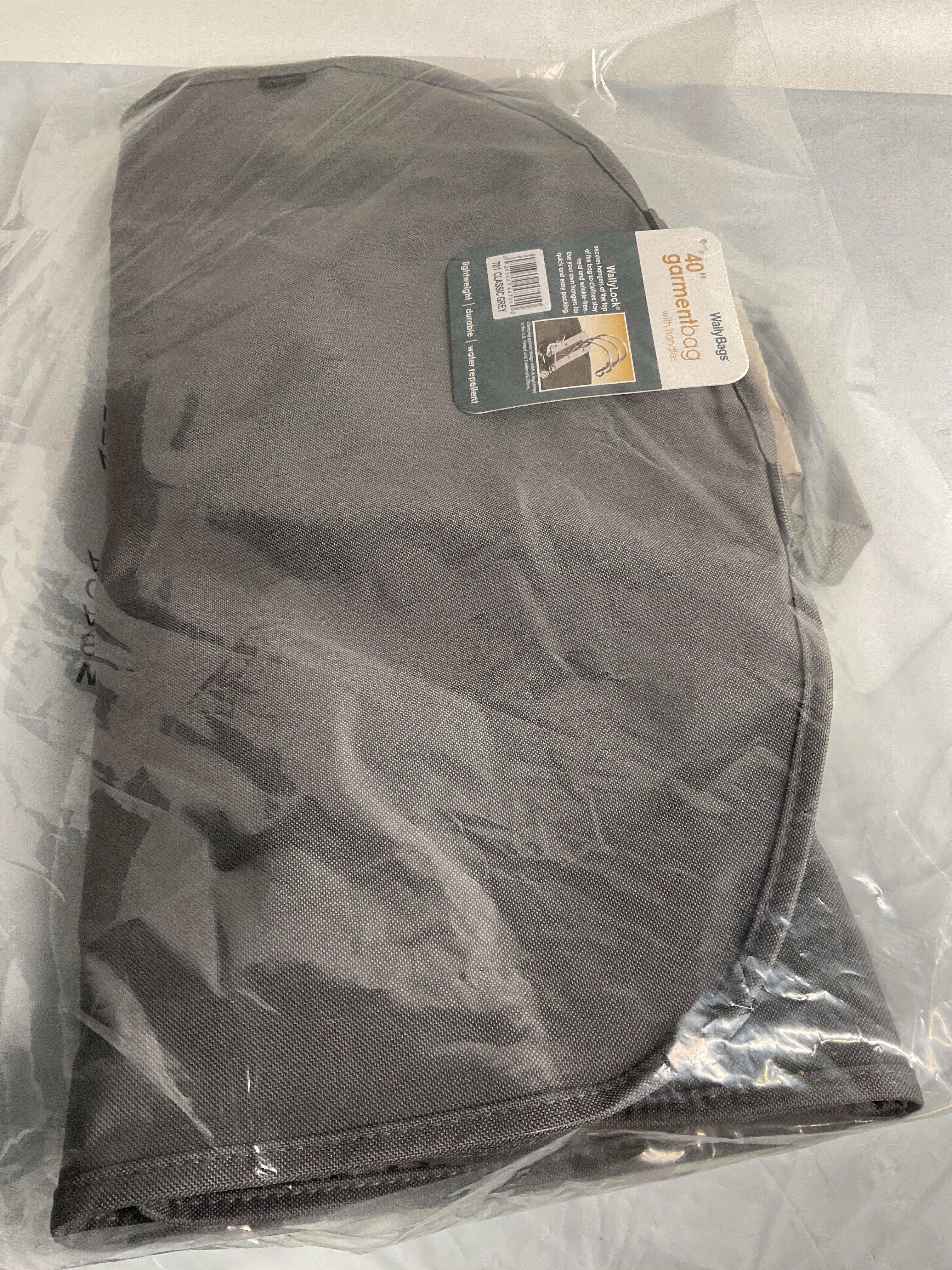 WallyBags 40" Deluxe Travel Garment Bag ( Grey , 40-inch ) Grey 40 Inch U4