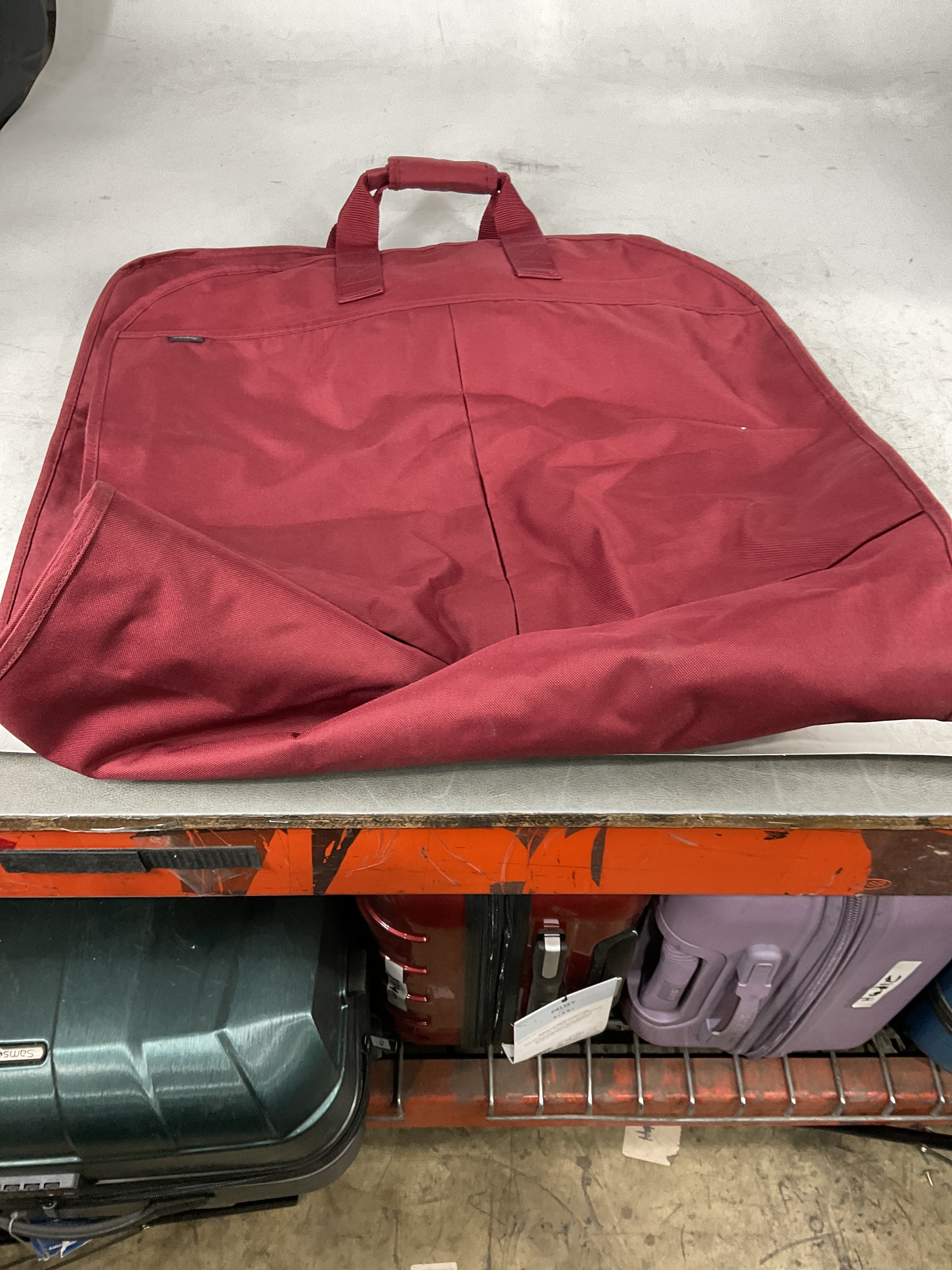 WallyBags® 40” Deluxe Travel Garment Bag Merlot 40 Inch U2