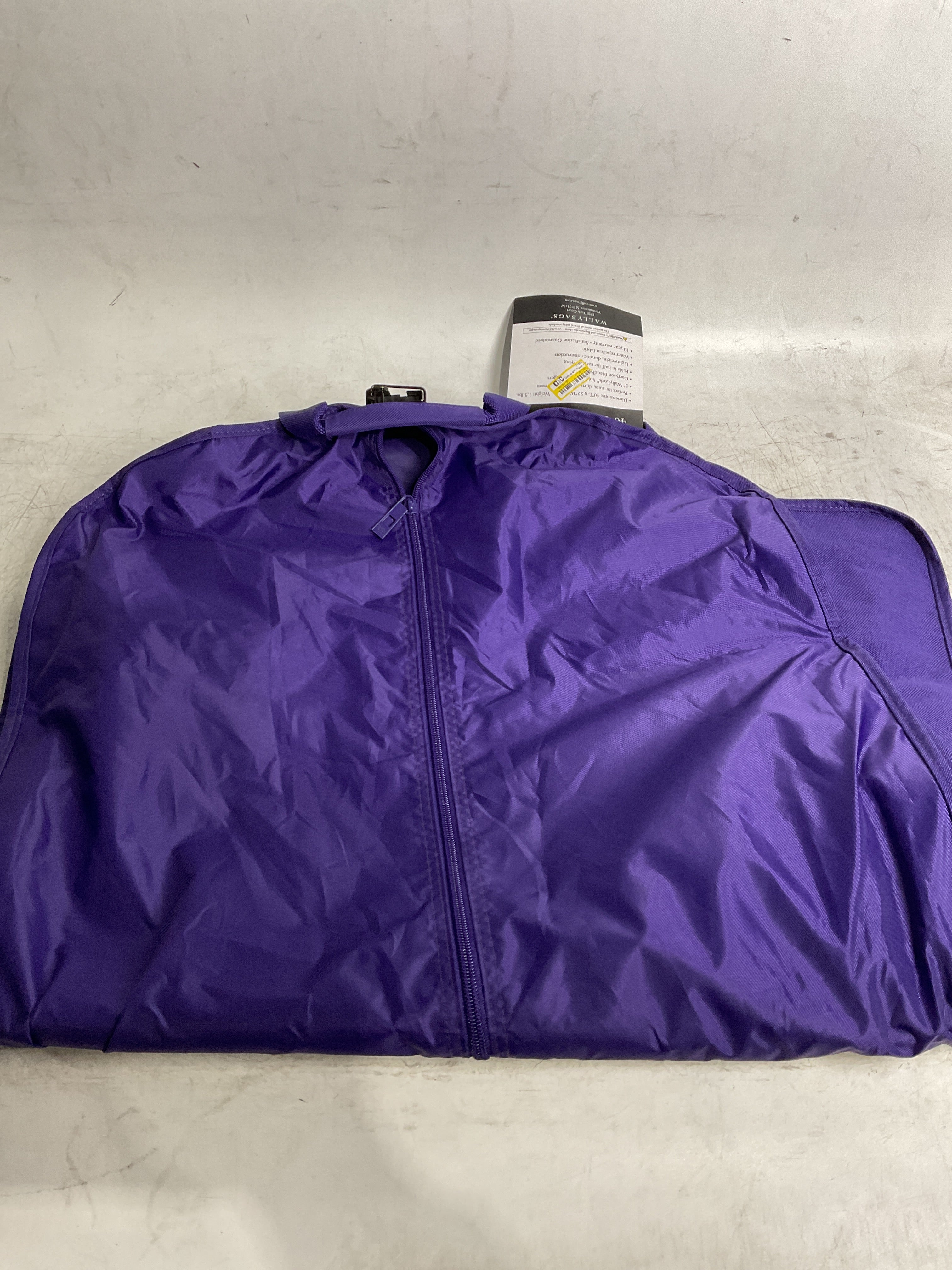 WallyBags 40" Deluxe Travel Garment Bag ( Purple , 40-inch ) Purple 40 Inch U2
