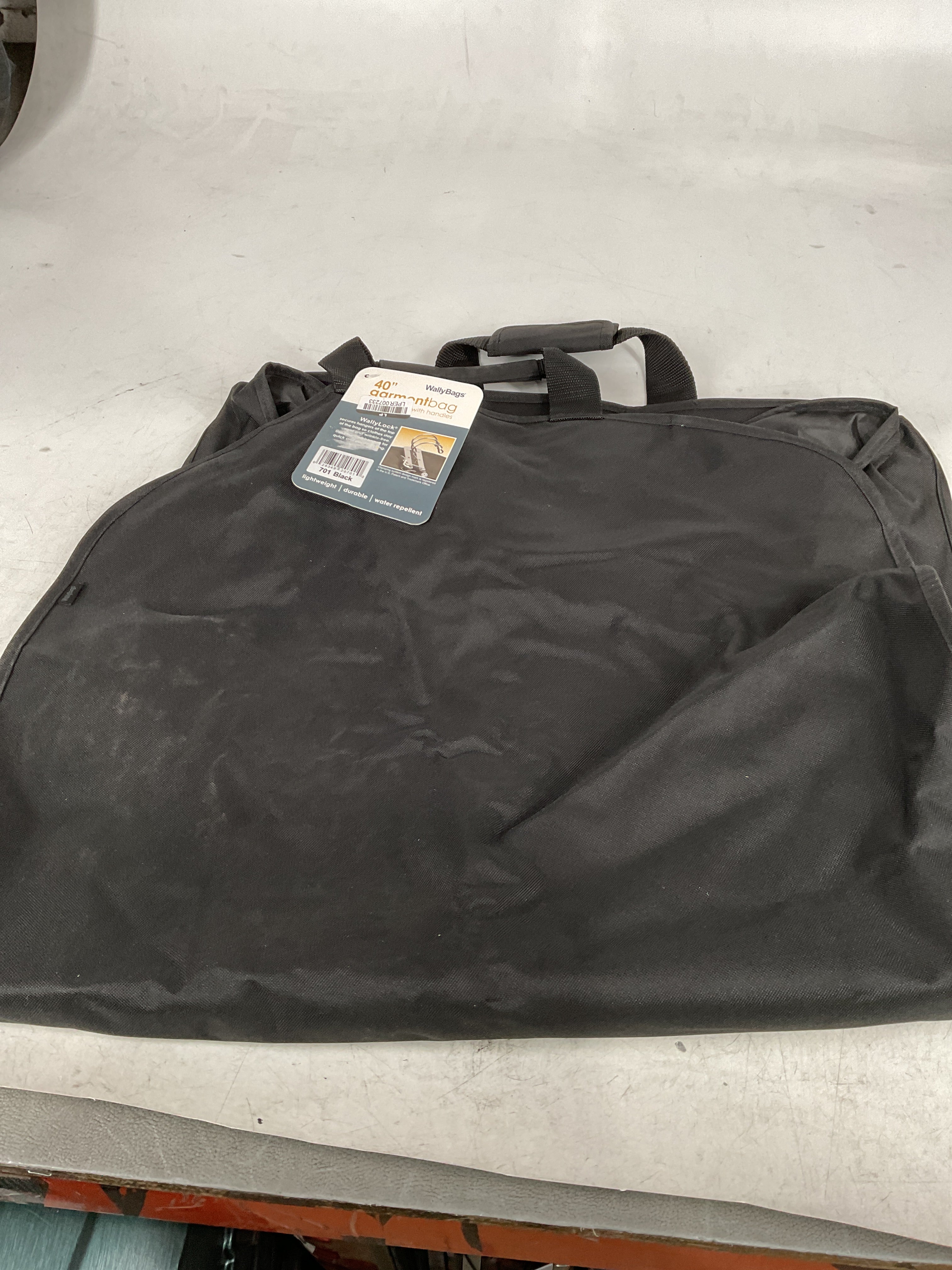 WallyBags® 40” Deluxe Travel Garment Bag Black 40 Inch U4