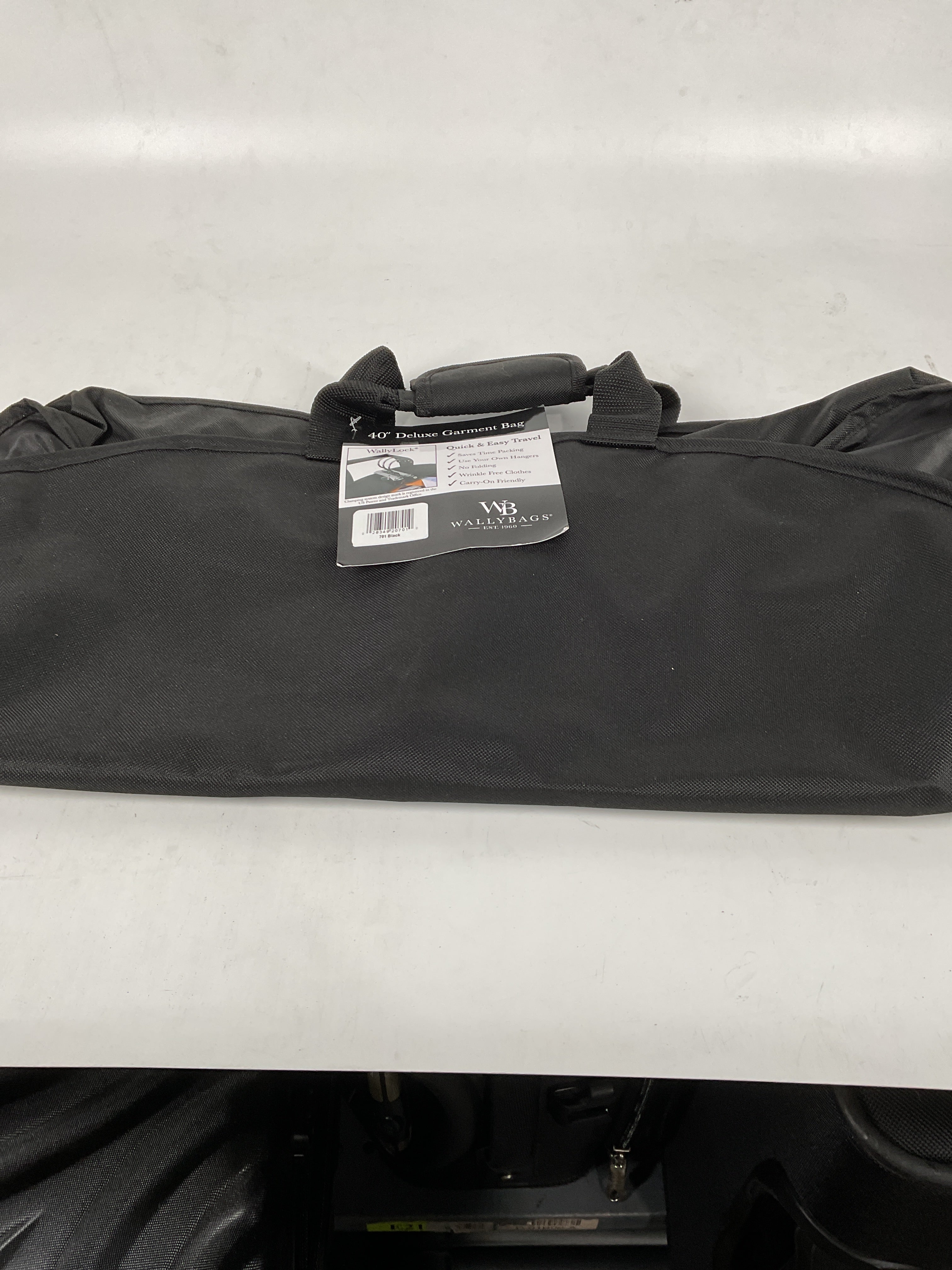 WallyBags® 40” Deluxe Travel Garment Bag Black 40 Inch U5