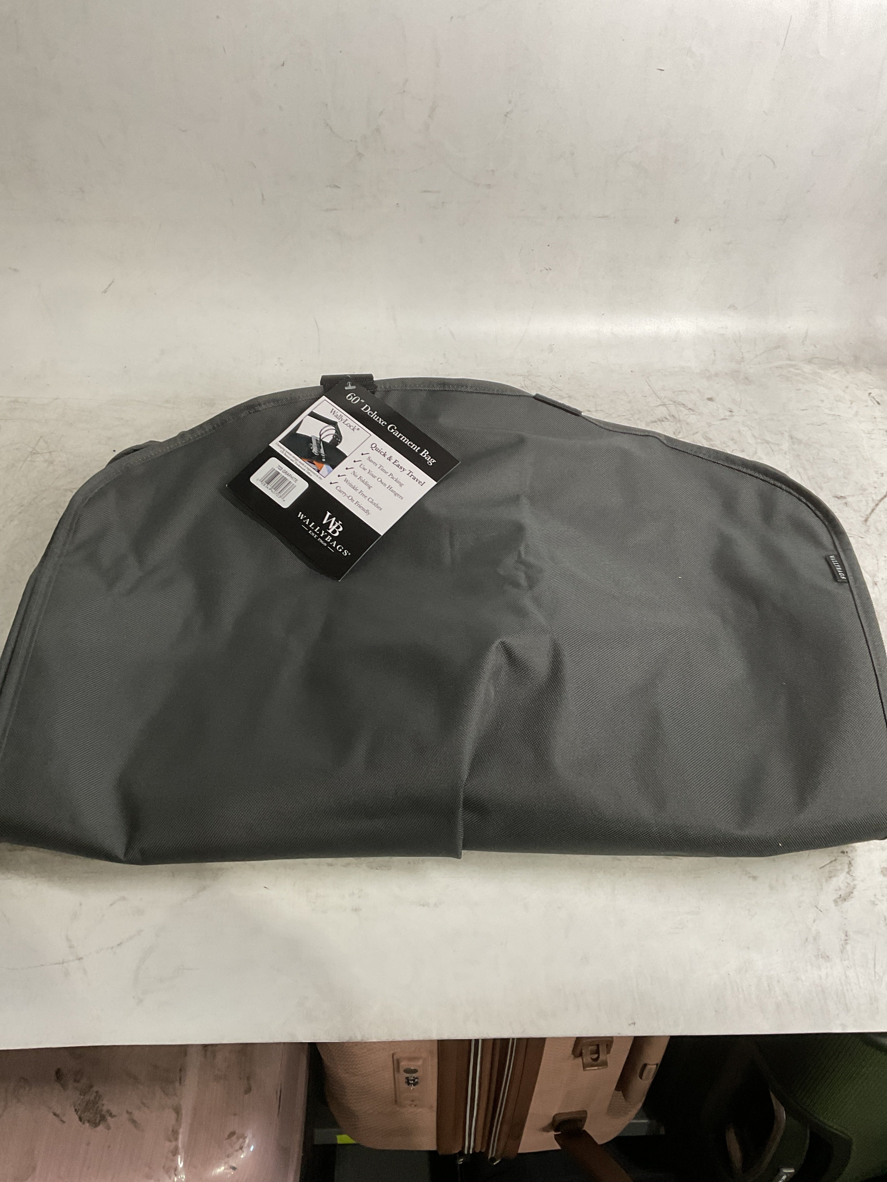 WallyBags 60" Deluxe Travel Garment Bag ( Graphite , 60-inch ) Graphite 60 Inch U3