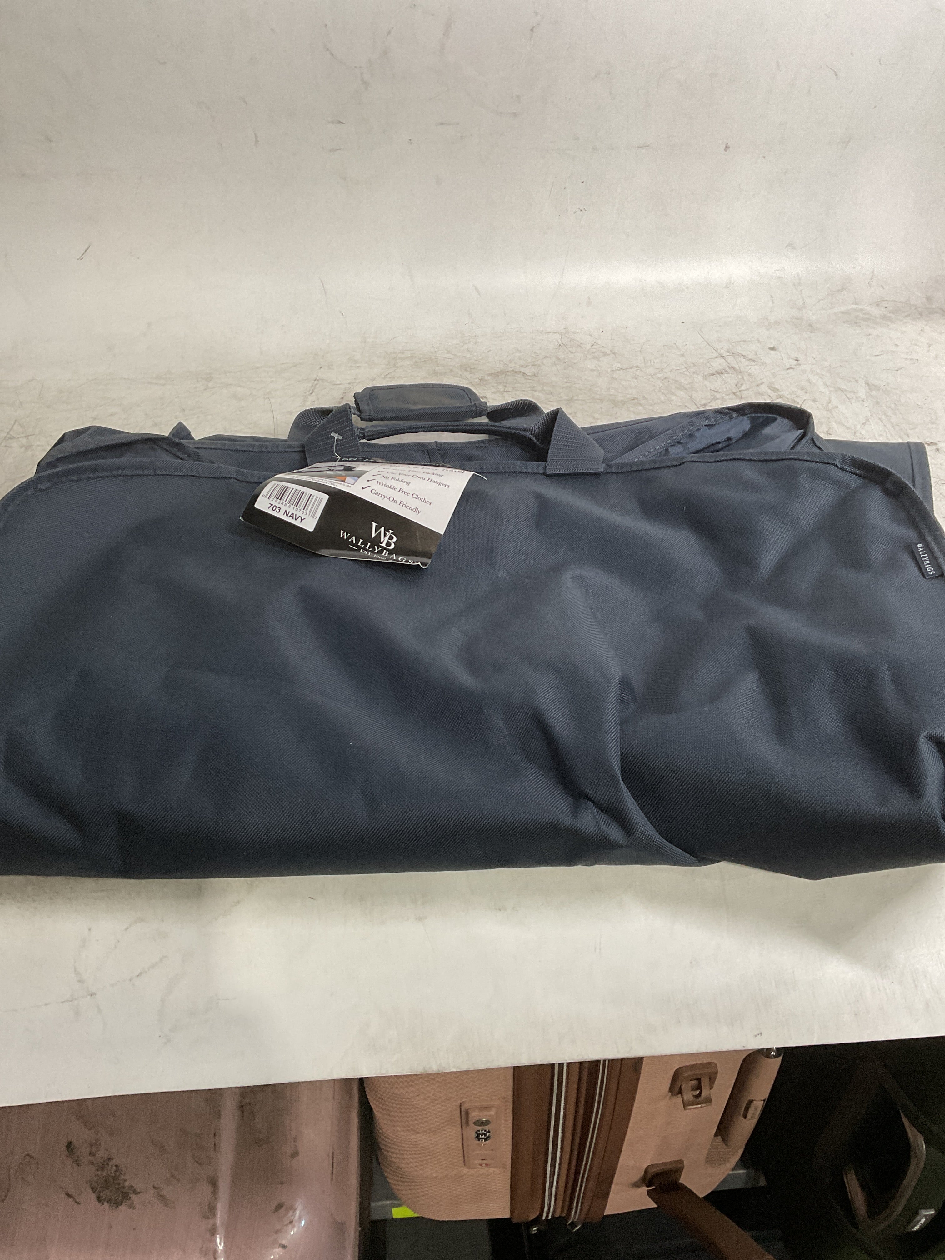 WallyBags 60" Deluxe Travel Garment Bag ( Navy , 60-Inch ) Navy 60 Inch U10