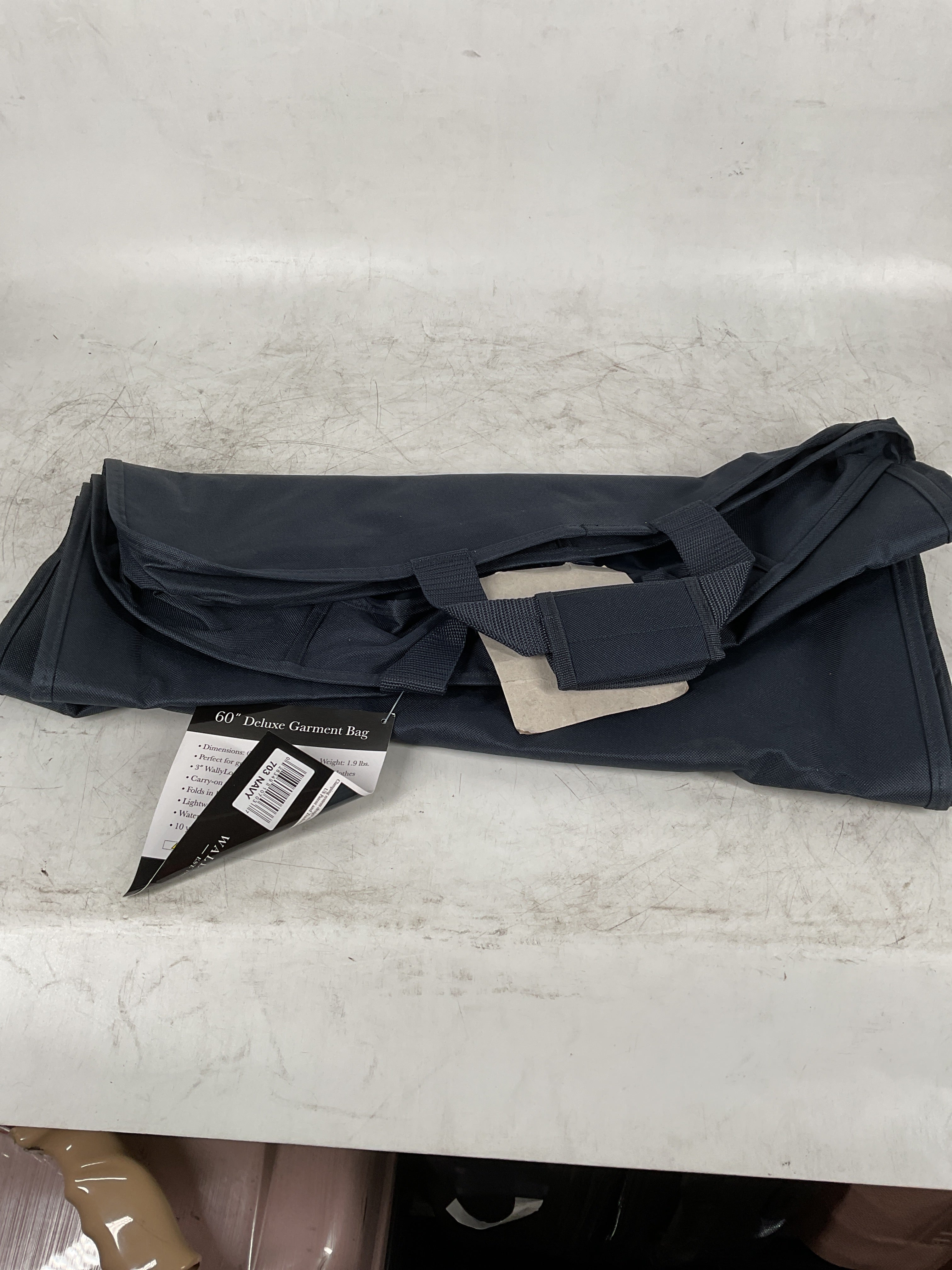 WallyBags 60" Deluxe Travel Garment Bag ( Navy , 60-Inch ) Navy 60 Inch U9