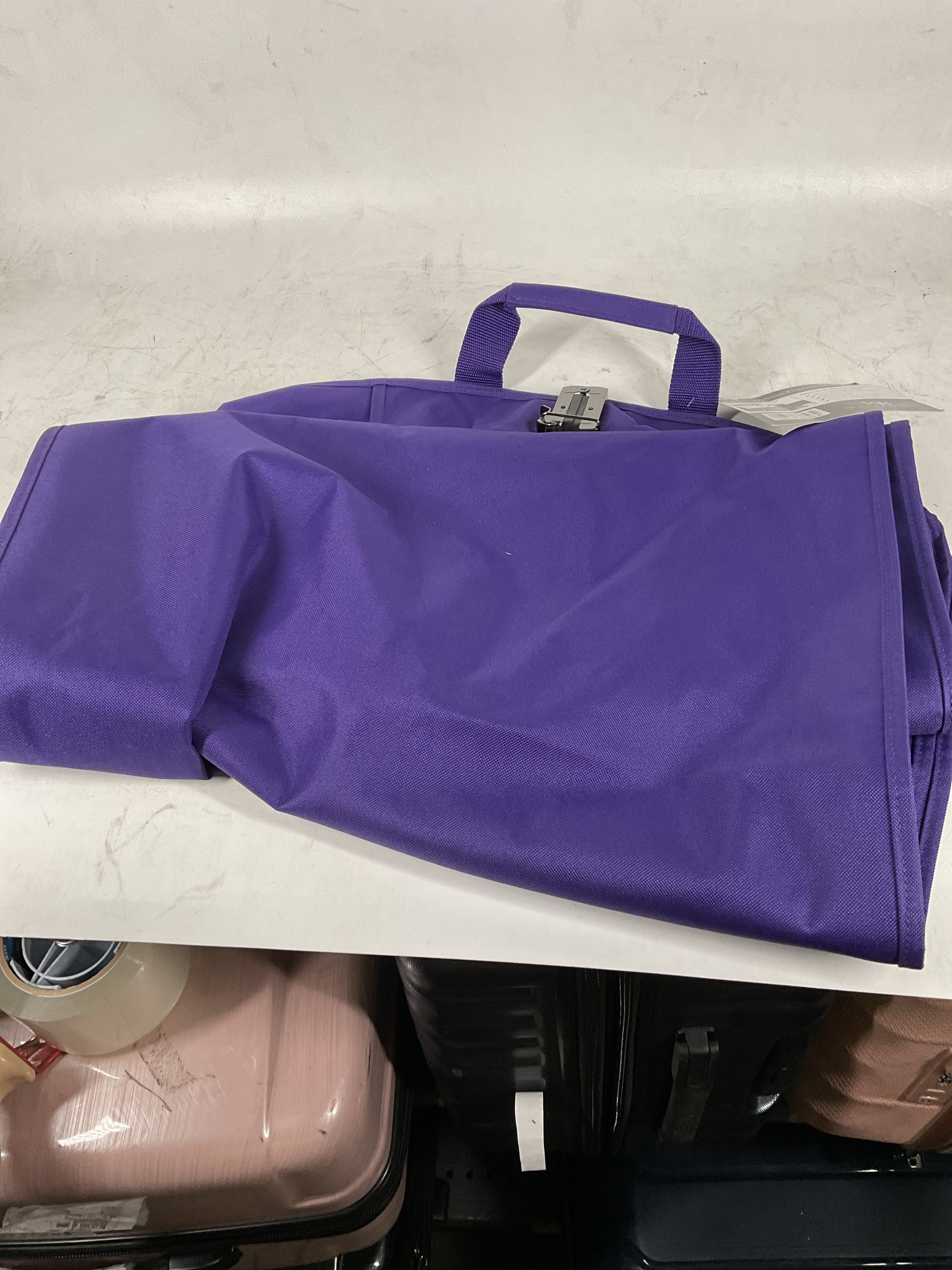 WallyBags® 60” Deluxe Travel Garment Bag Purple 60 Inch U4