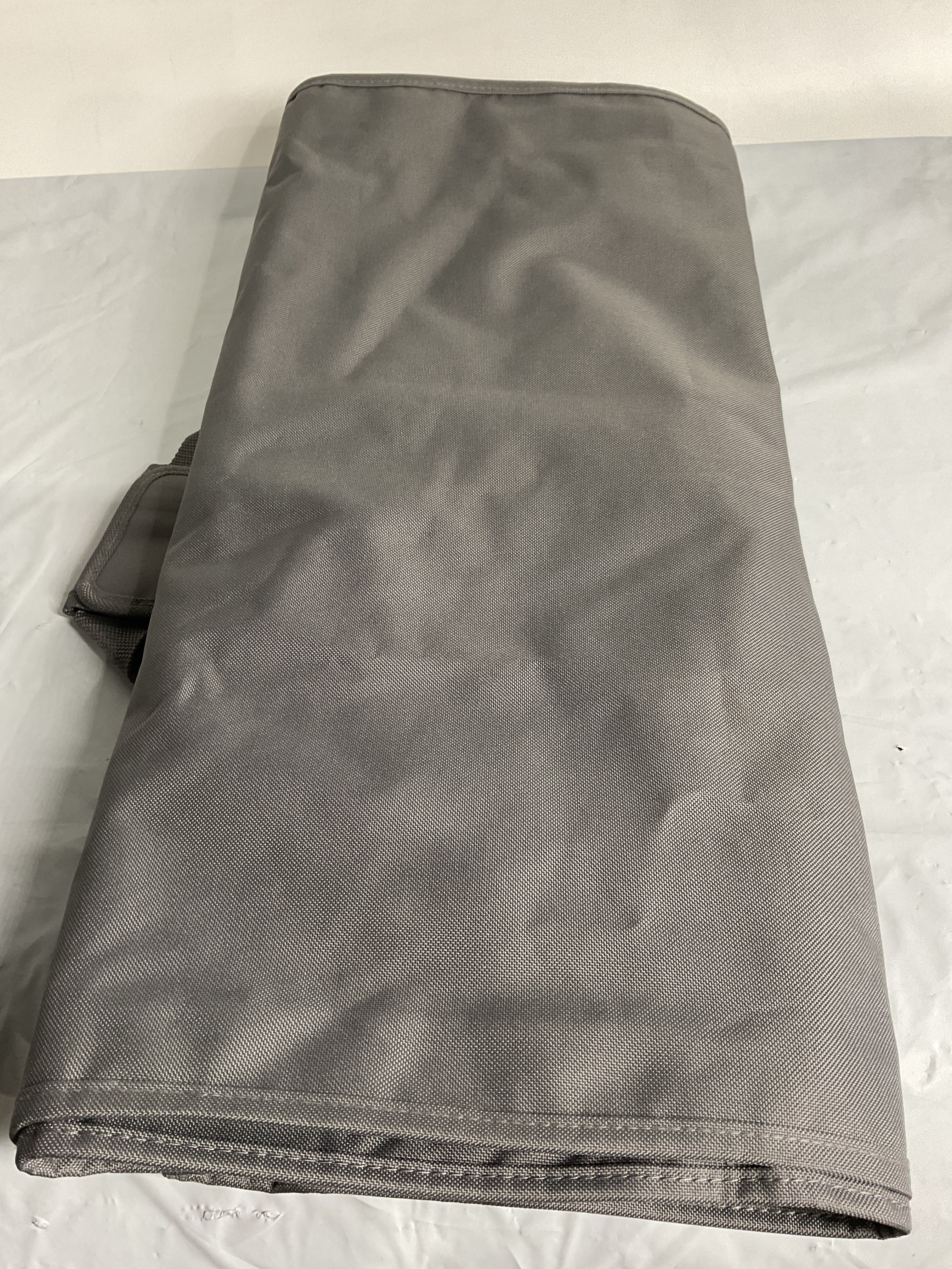 WallyBags 60 Premium Tri-Fold Travel Garment Bag with exterior pocket ( Grey , 60-inch ) Grey 60 Inch U1