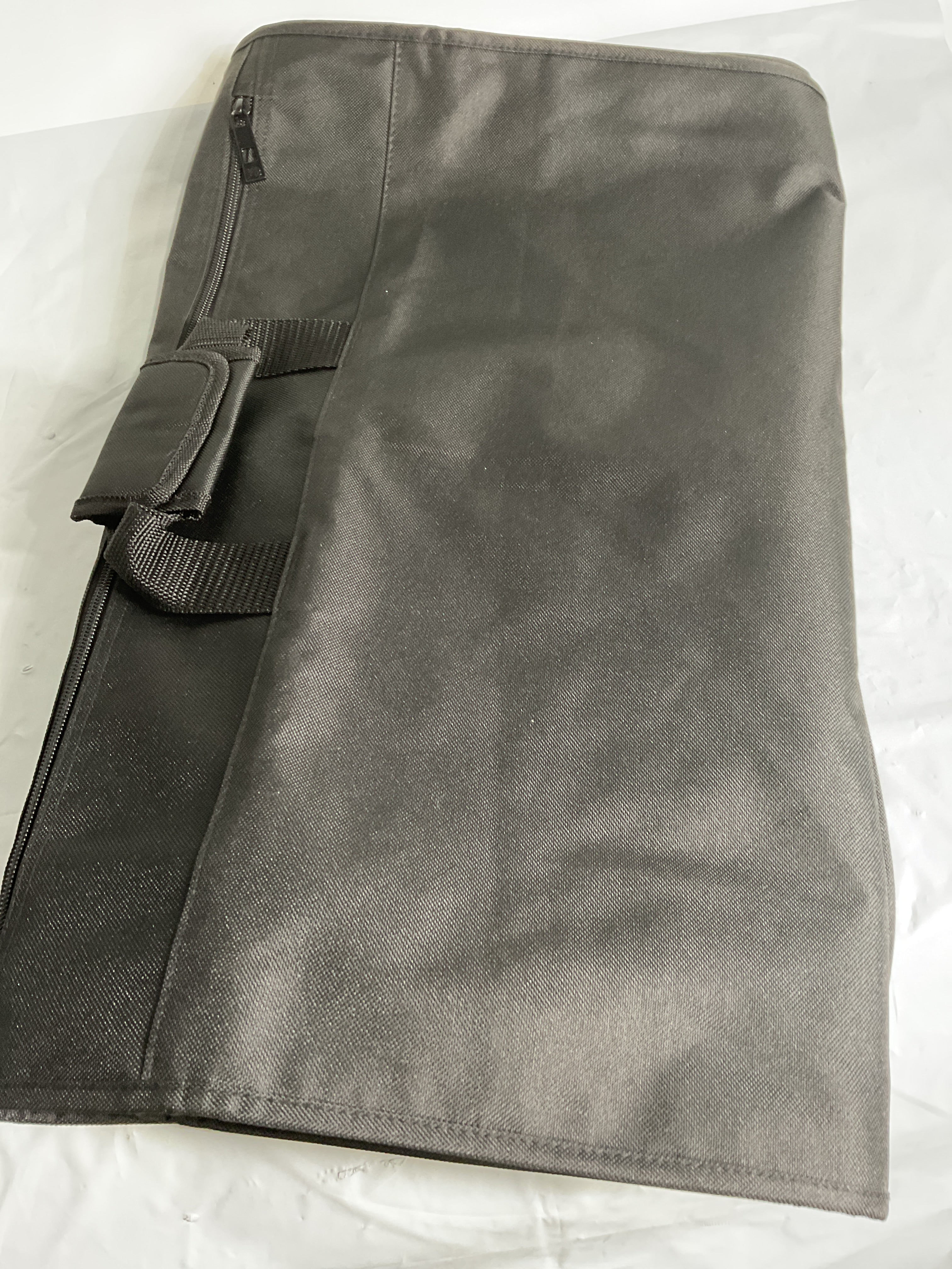WallyBags 60 Premium Tri-Fold Travel Garment Bag with exterior pocket ( Black , 60-inch ) Black 60 Inch U2