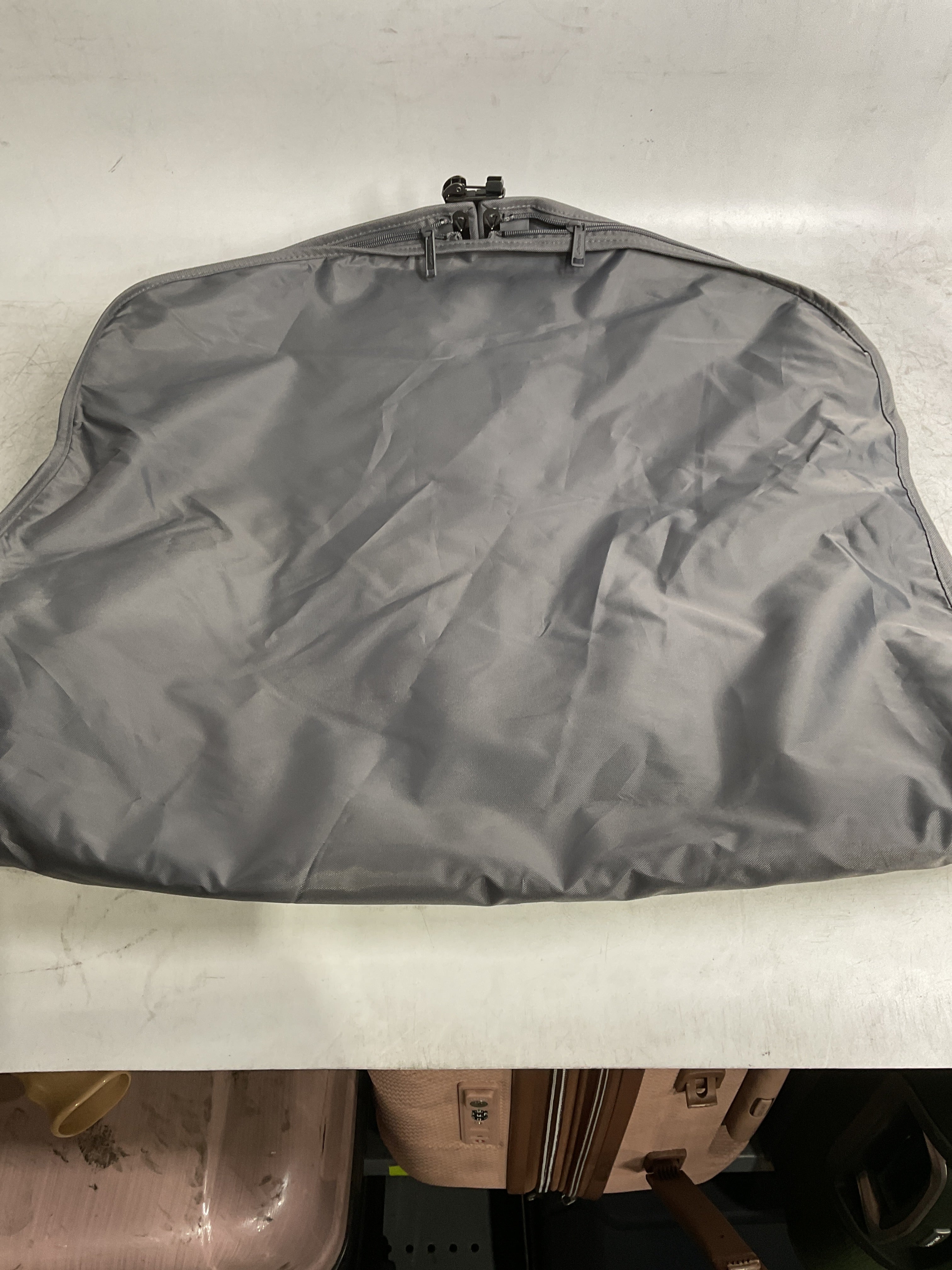WallyBags® 45” Deluxe Extra Capacity Travel Garment Bag with two accessory ( Grey , 45-inch ) Grey 45 Inch U2