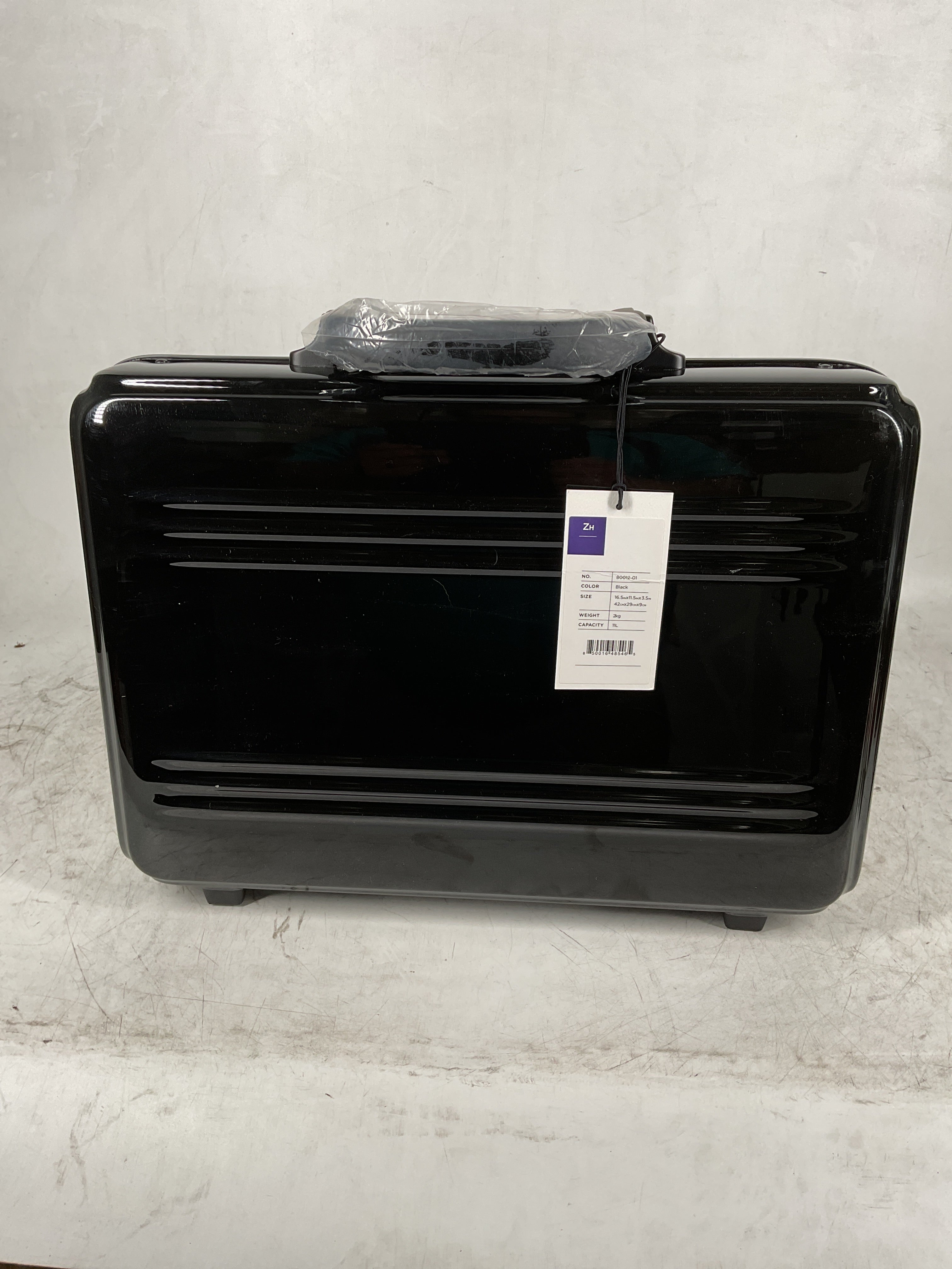 ZERO Halliburton Edge Lightweight Brilliant Attaché Collection ( Black , Small Attaché ) Black Small Attache U1
