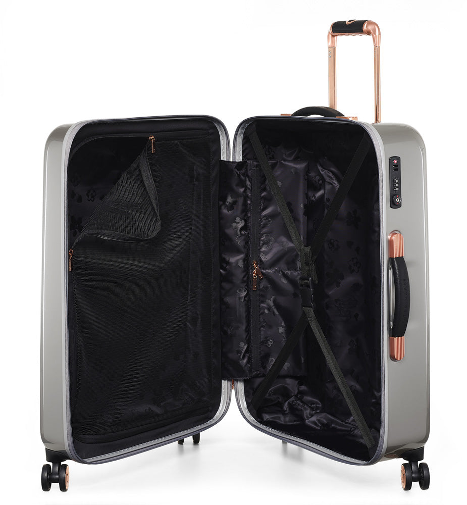 Ted Baker Women's Hardside Lightweight Spinner Luggage ( Water Floral , Checked-Medium 27-Inch ) Water Floral Checked Medium 27 Inch U1