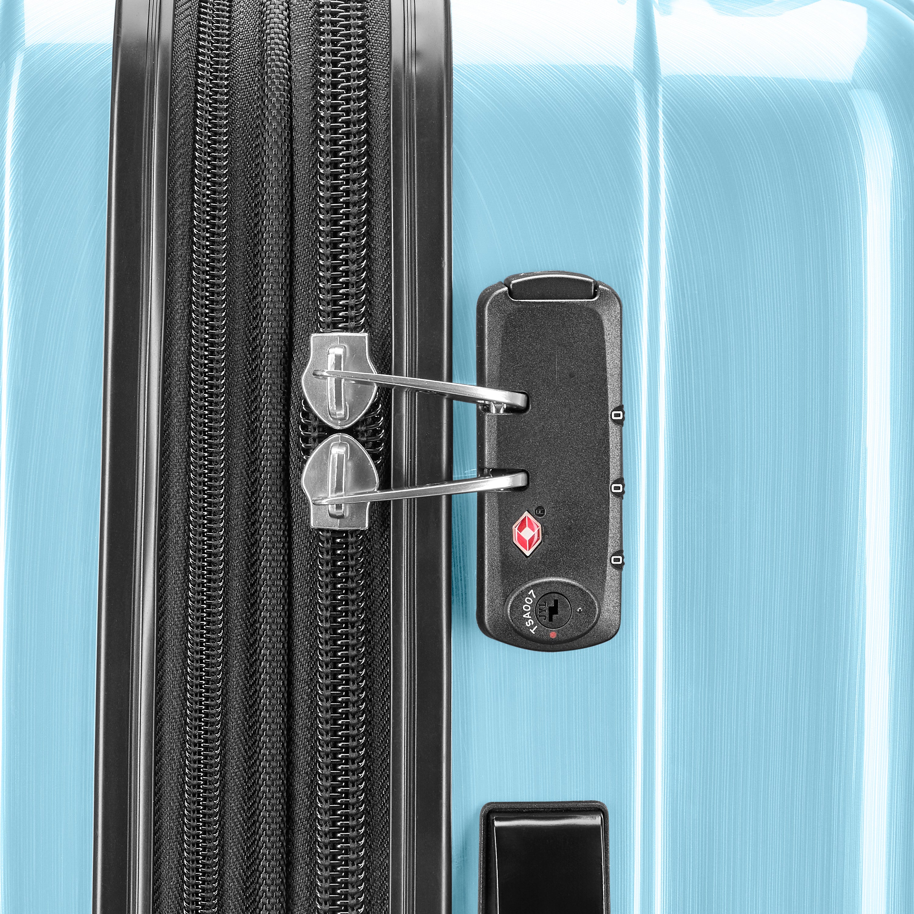 Samsonite Winfield 2 Checked-Medium 24-Inch Hardside Expandable Luggage with Spinner Wheels ( Ice Blue , Checked-Medium 24-Inch ) Ice Blue Checked Medium 24 Inch U5