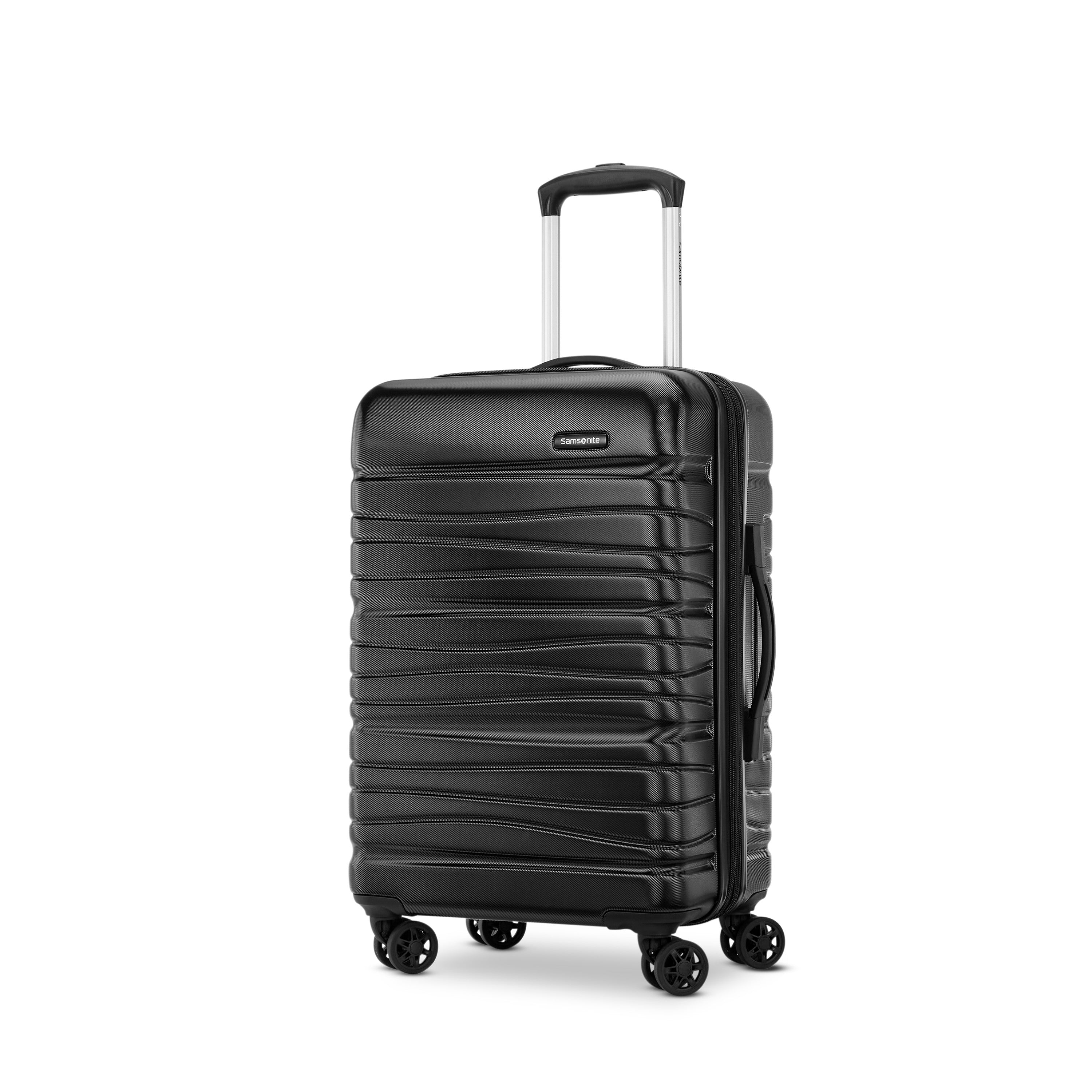 Samsonite Evolve SE Hardside Expandable Spinner Luggage ( Bass Black , 3PC SET (CO/M/L) ) Bass Black 3 PC SET CO M L U2