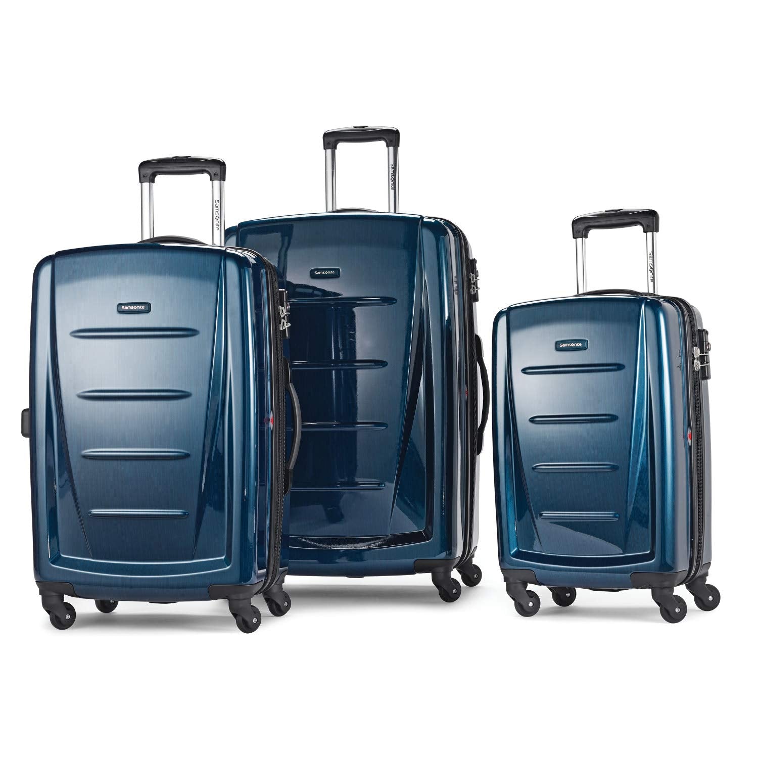Samsonite Winfield 2 Hardside Luggage with 360 Spinner Wheels, TSA Lock, Airline Approved ( Deep Blue , Carry-On 20-Inch ) Deep Blue Carry On 20 Inch U15