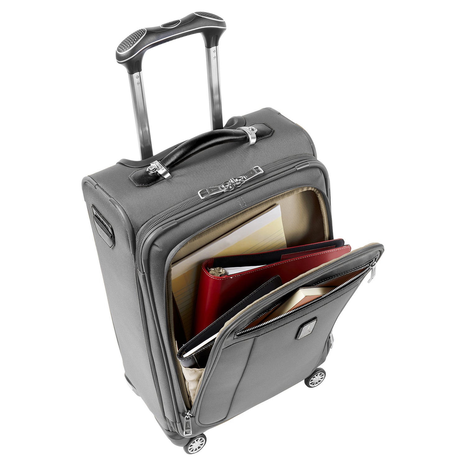 Travelpro Platinum Magna 2 | 21-Inch Express Spinner ( Grey , Carry-On 21-Inch ) Grey Carry On 21 Inch U1