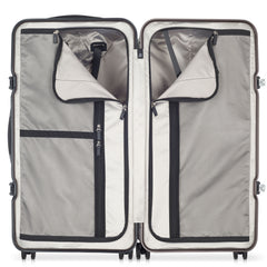PEUGEOT Voyages Hardside Luggage with Spinner Wheels ( Glossy White , 29 Inch Trunk ) Glossy White 29 Inch Trunk U1