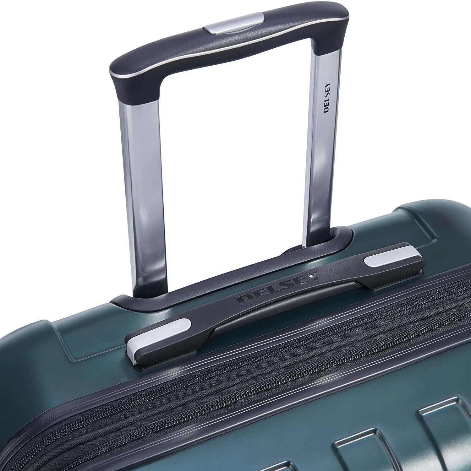 DELSEY Paris Helium Aero Hardside Expandable Luggage with Spinner Wheels Teal Carry On 19 Inch U6
