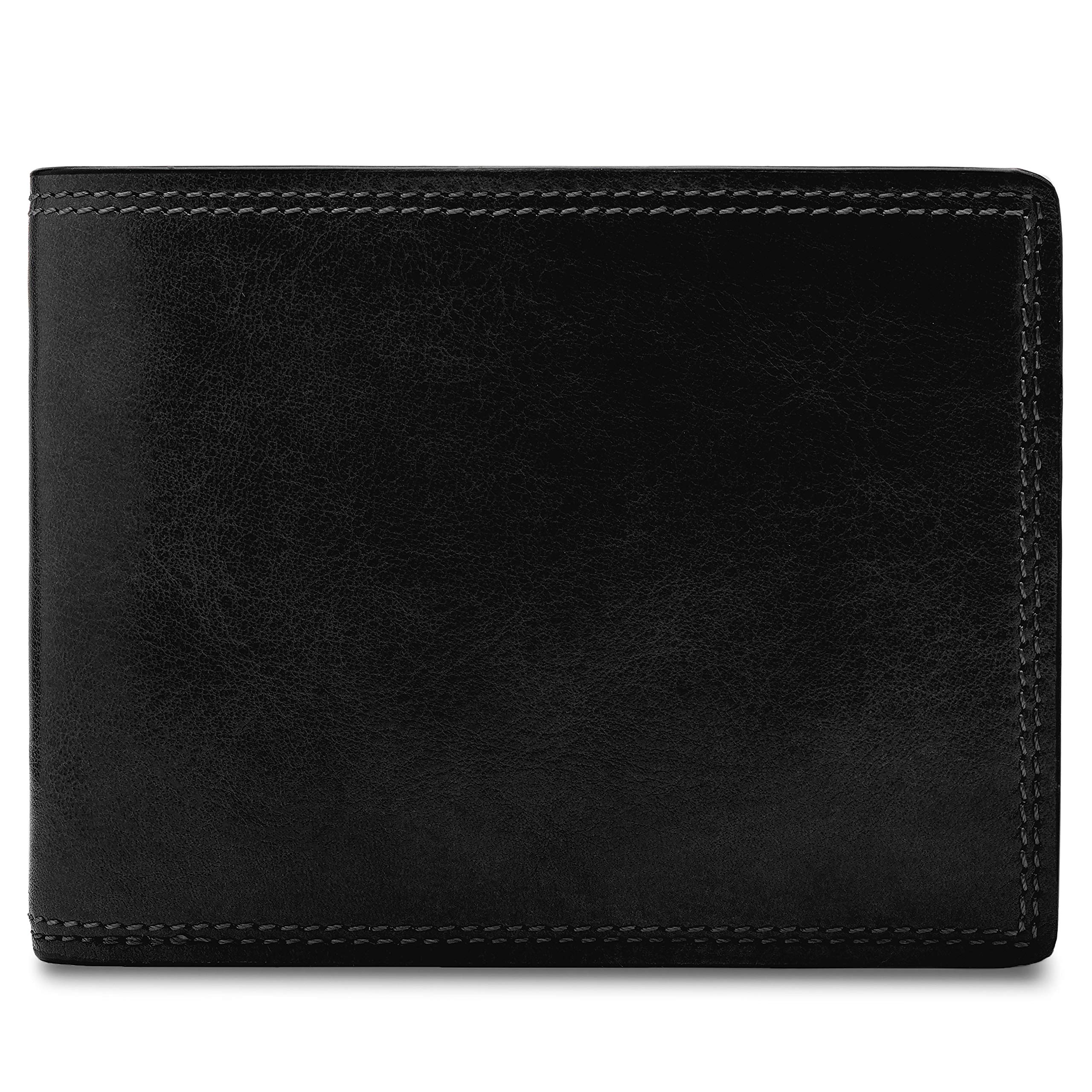 Bosca Men's Wallet, Dolce Leather Credit Wallet with I.D. Passcase ( Black , One Size ) Black One Size U5