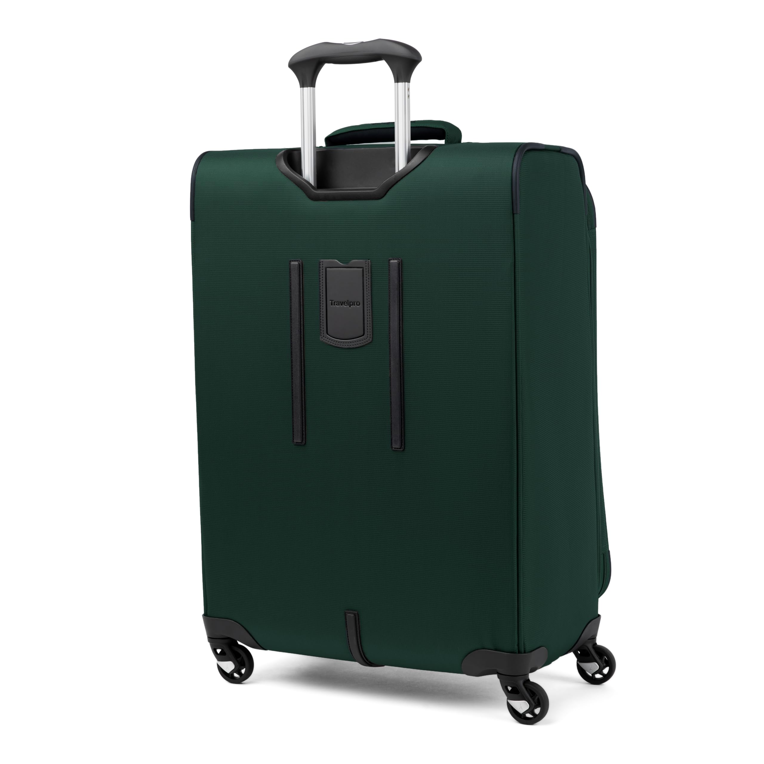 Travelpro Maxlite 5 Softside Expandable Luggage with 4 Spinner Wheels, Lightweight Suitcase, Men and Women ( Green Forest , Checked-Medium 25-Inch ) Green Forest Checked Medium 25 Inch U11