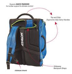 Athalon "Onboard" Convertible Boot Bag ( Cobalt Blue/Green , One Size ) Cobalt Blue/Green One Size U2