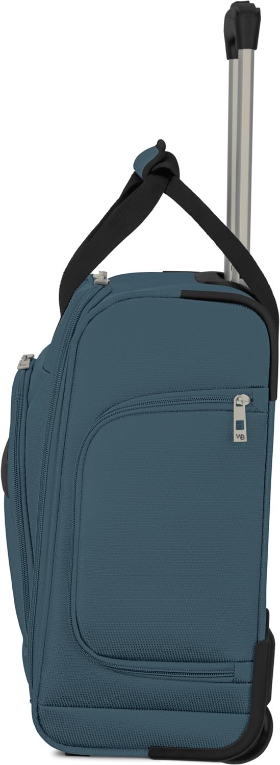 WallyBags Stratford Luggage, 16-Inch Under Seat Bag ( Teal , 16-Inch Under Seat Bag ) Teal 16 Inch Under Seat Bag U1