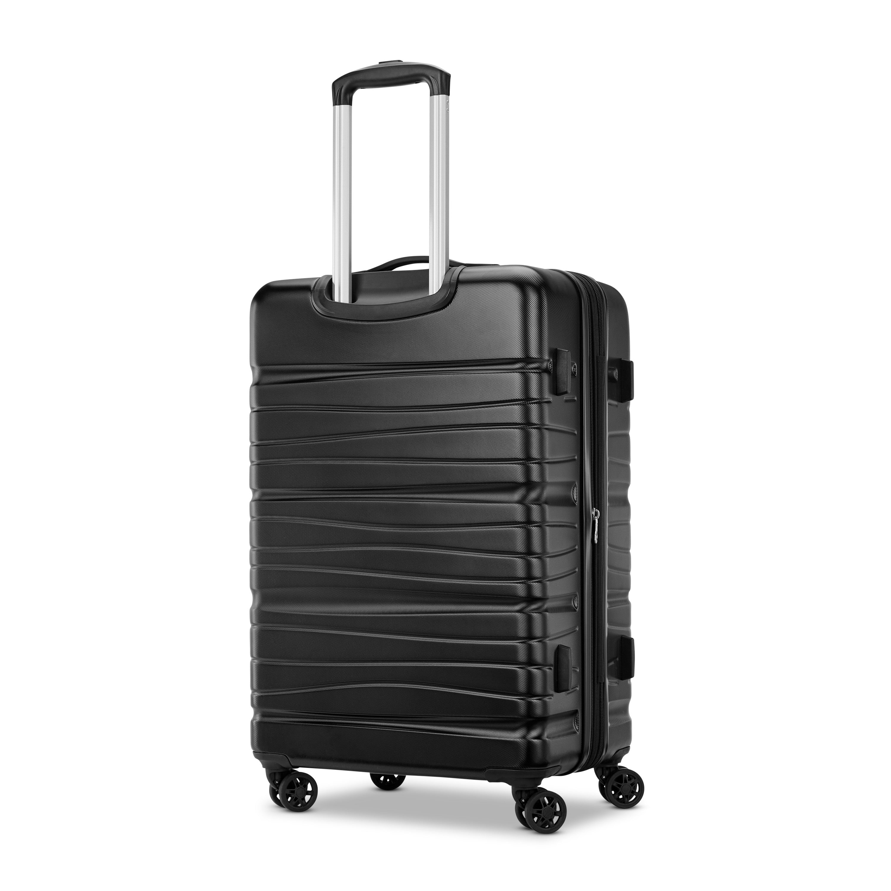 Samsonite Evolve SE Hardside Expandable Spinner Luggage ( Bass Black , 3PC SET (CO/M/L) ) Bass Black 3 PC SET CO M L U2