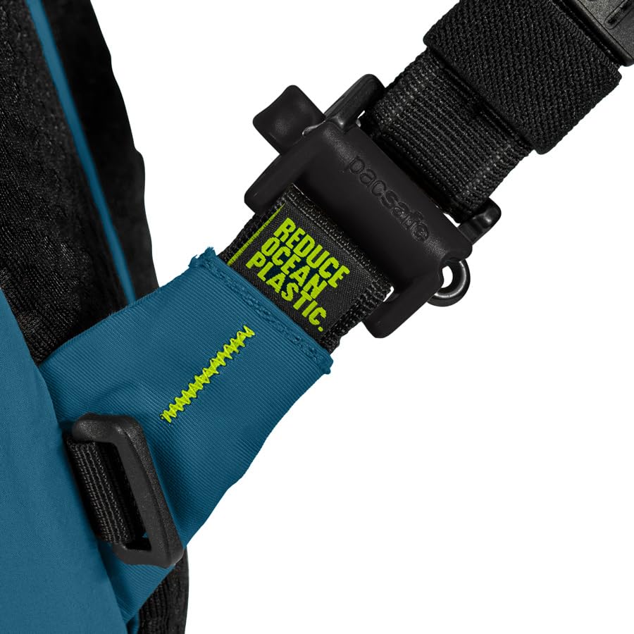 Pacsafe ECO 12L Anti Theft Sling Backpack ( Blue , One Size ) Blue One Size U1