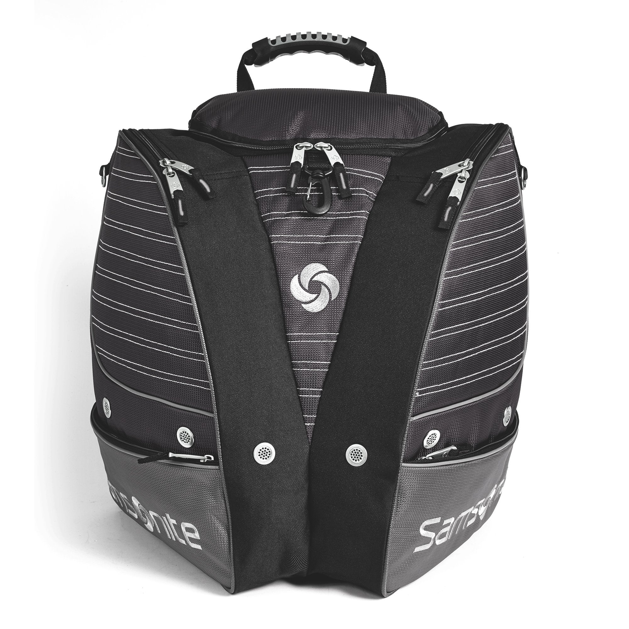 Samsonite Deluxe Adult Ski Boot Bag 2-Piece Set ( Black ) Black  U1