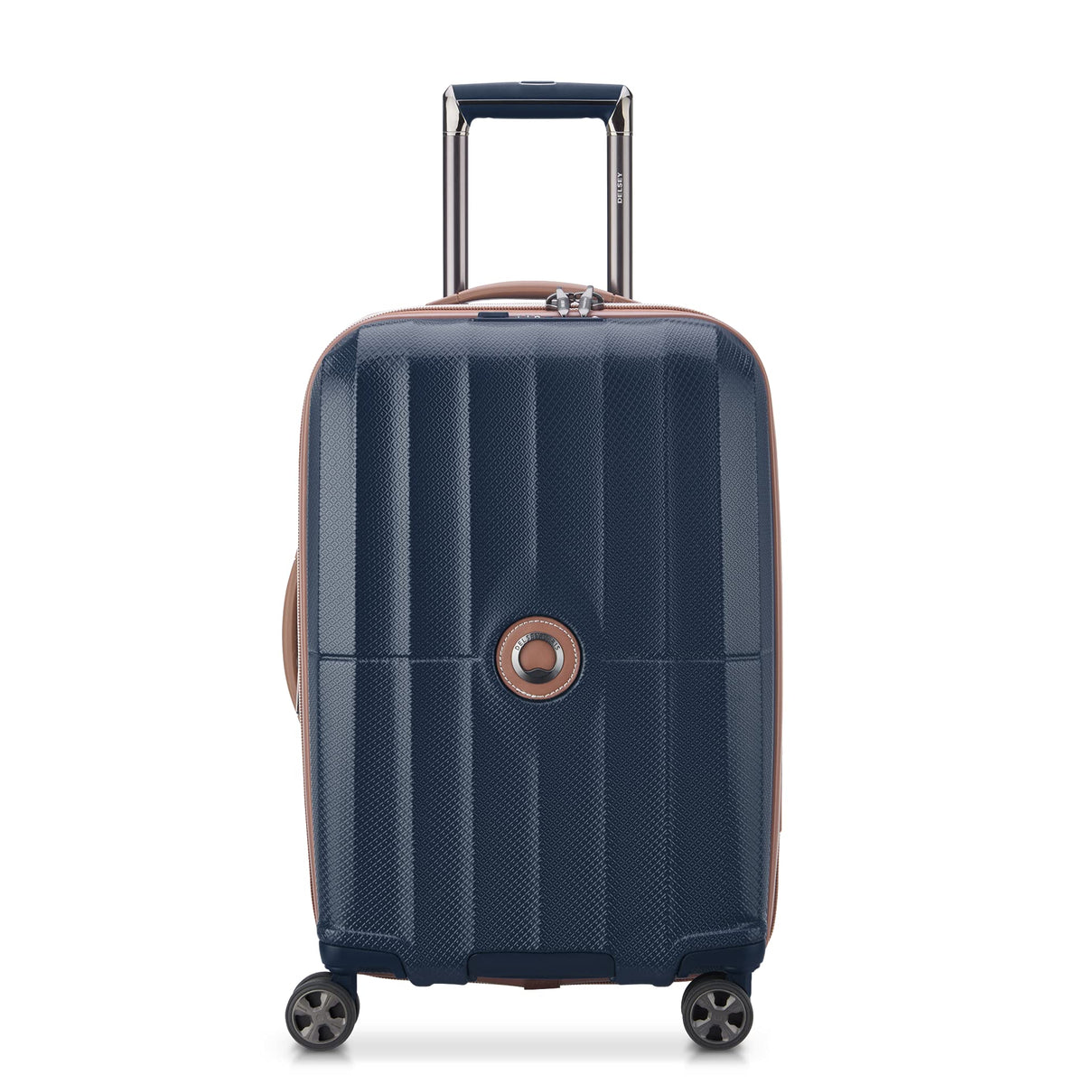 DELSEY Paris Carrousel Hardside Expandable Luggage with Spinner Wheels Navy Carry On 21 Inch U2