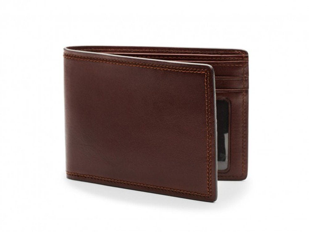 Bosca Mens Dolce Executive I.D. Wallet Dark Brown One Size U3