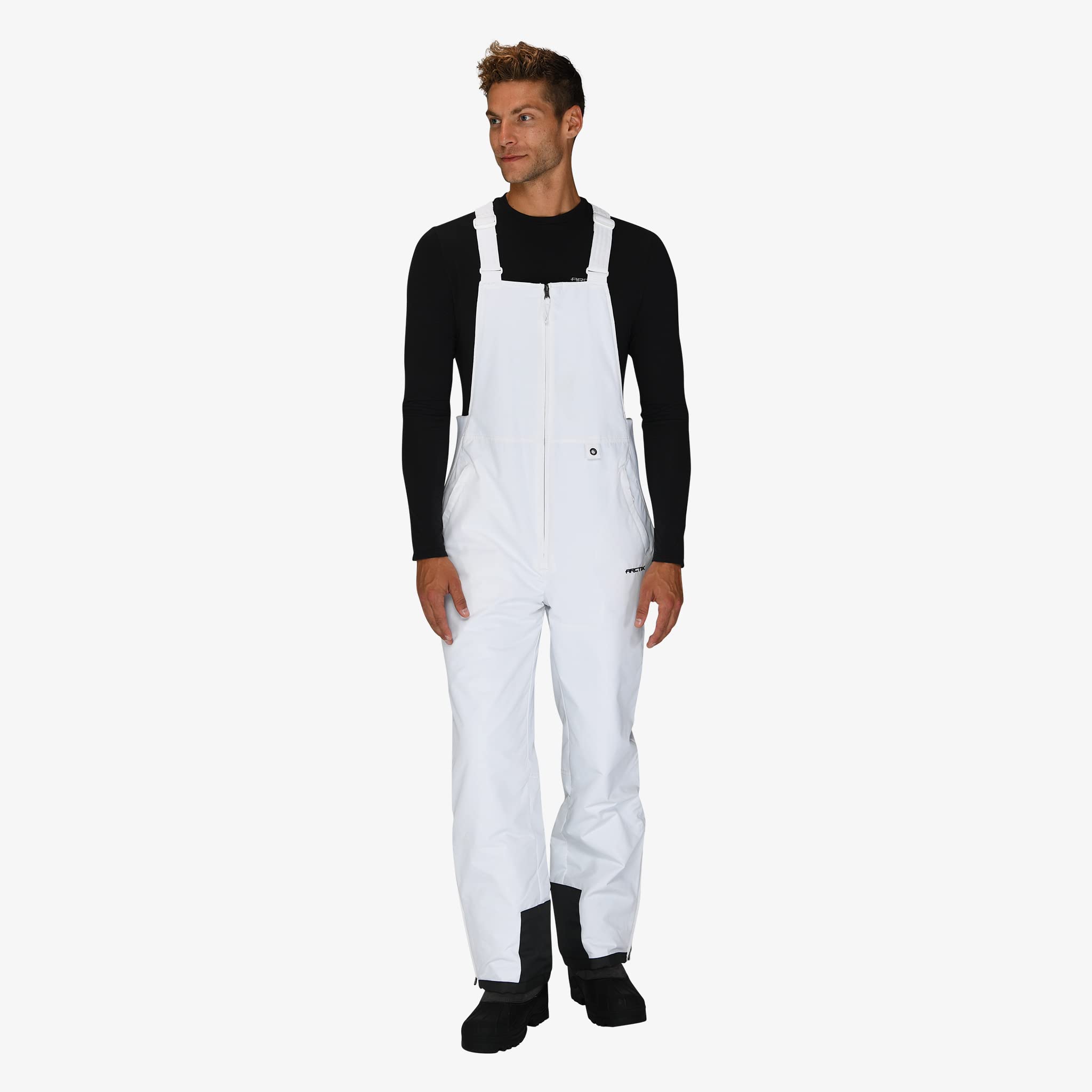 Arctix Mens Essential Insulated Bib ( White , 4X-Large Big Short ) White 4 X Large Big Short U3