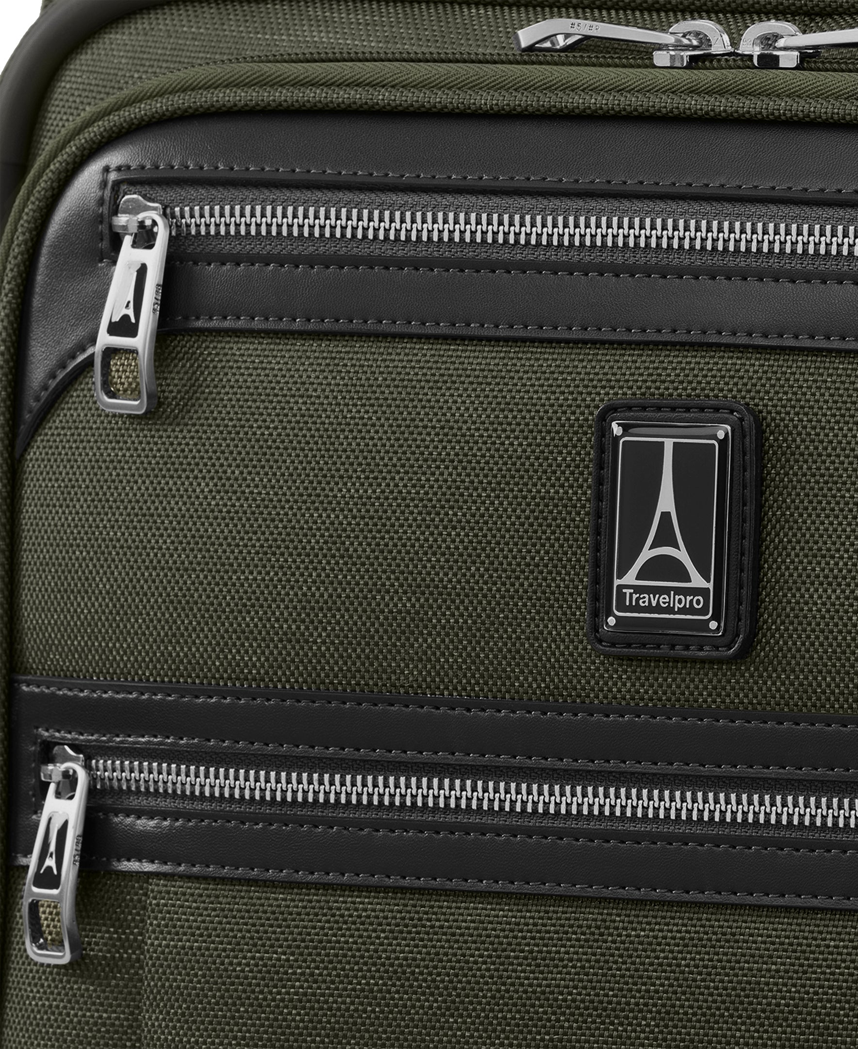 Travelpro Platinum Elite Softside Expandable Luggage, 2 Wheel Upright Suitcase, USB Port, Men and Women ( Pilot Green , Carry-On 22-Inch ) Pilot Green Carry On 22 Inch U2