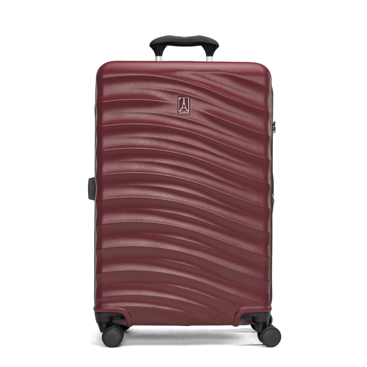 Travelpro Maxlite Air V2 Hardside Expandable Luggage, 8 Spinner Wheels, Lightweight Hard Shell Suitcase, TSA lock ( Cabernet , Checked Medium 25-Inch ) Cabernet Checked Medium 25 Inch U4