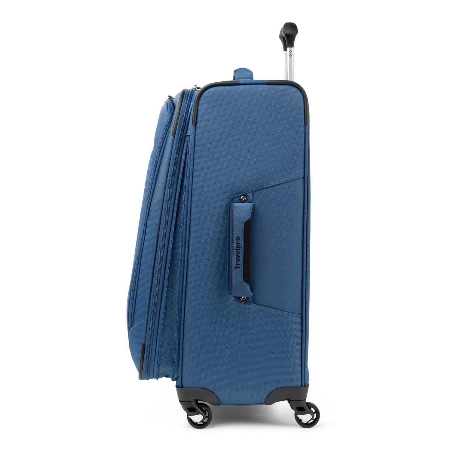 Travelpro Maxlite 5 Softside Expandable Luggage with 4 Spinner Wheels, Lightweight Suitcase, Men and Women Ensign Blue Checked Medium 25 Inch U15