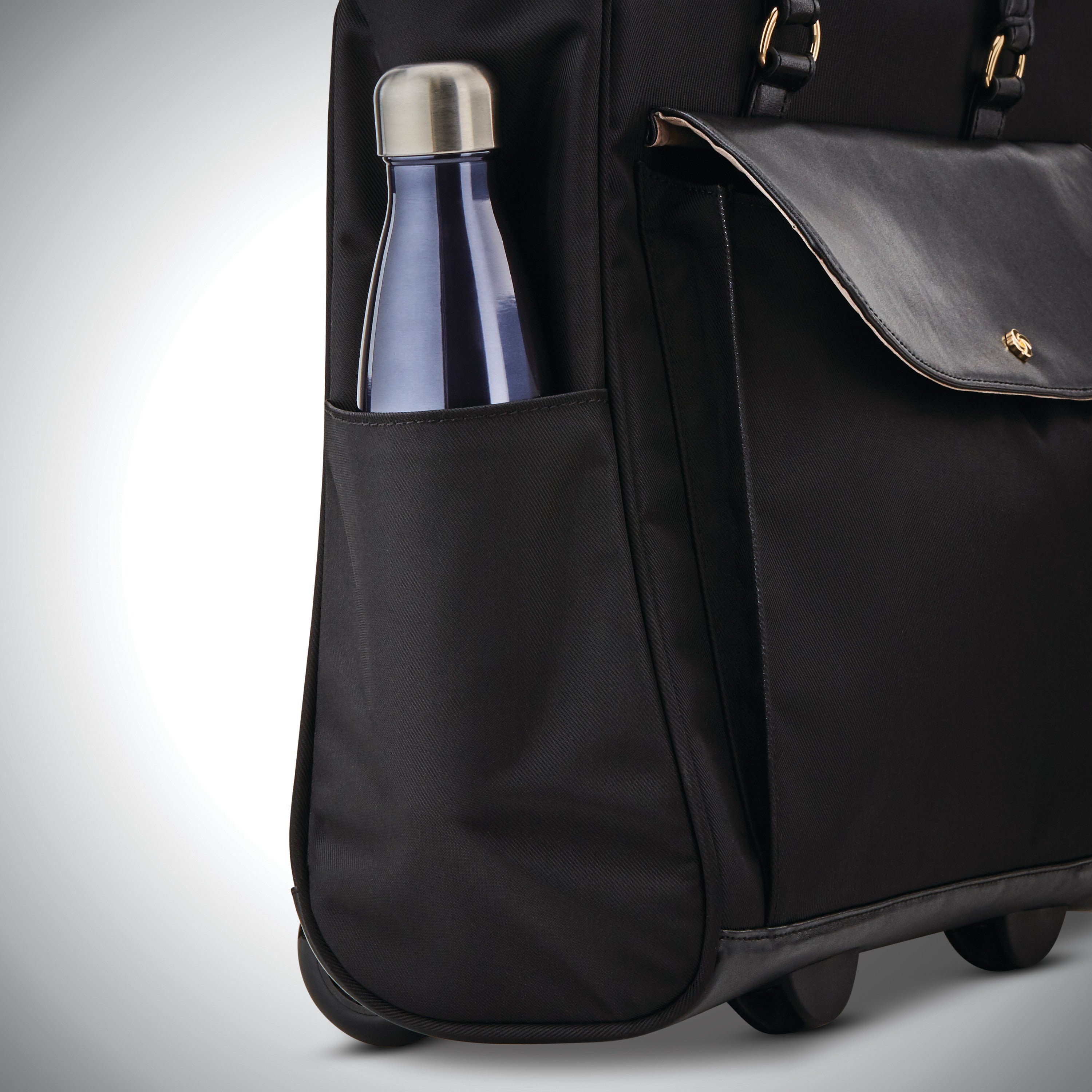 Samsonite Women's Mobile Solution Business ( Black , Upright Wheeled Carryall ) Black Upright Wheeled Carryall U7