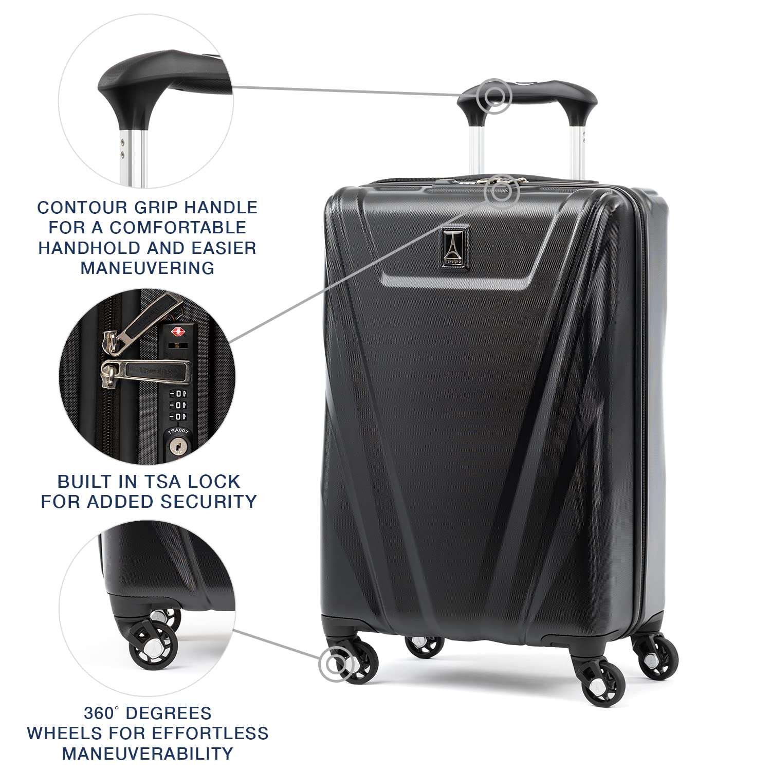 Travelpro Maxlite 5 Hardside Spinner Wheel Luggage U1