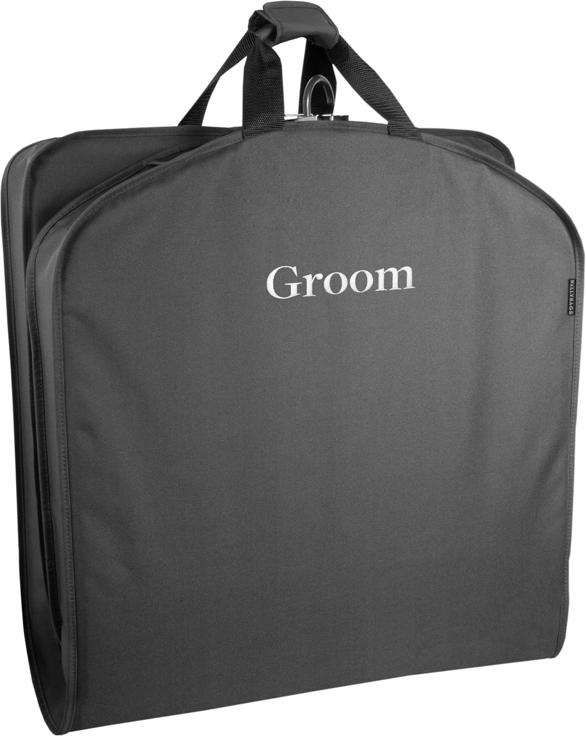 WallyBags 40" Deluxe Groom Tux and Suit Travel Garment Bag ( Black-G3 , One Size ) Black-G3 One Size U2