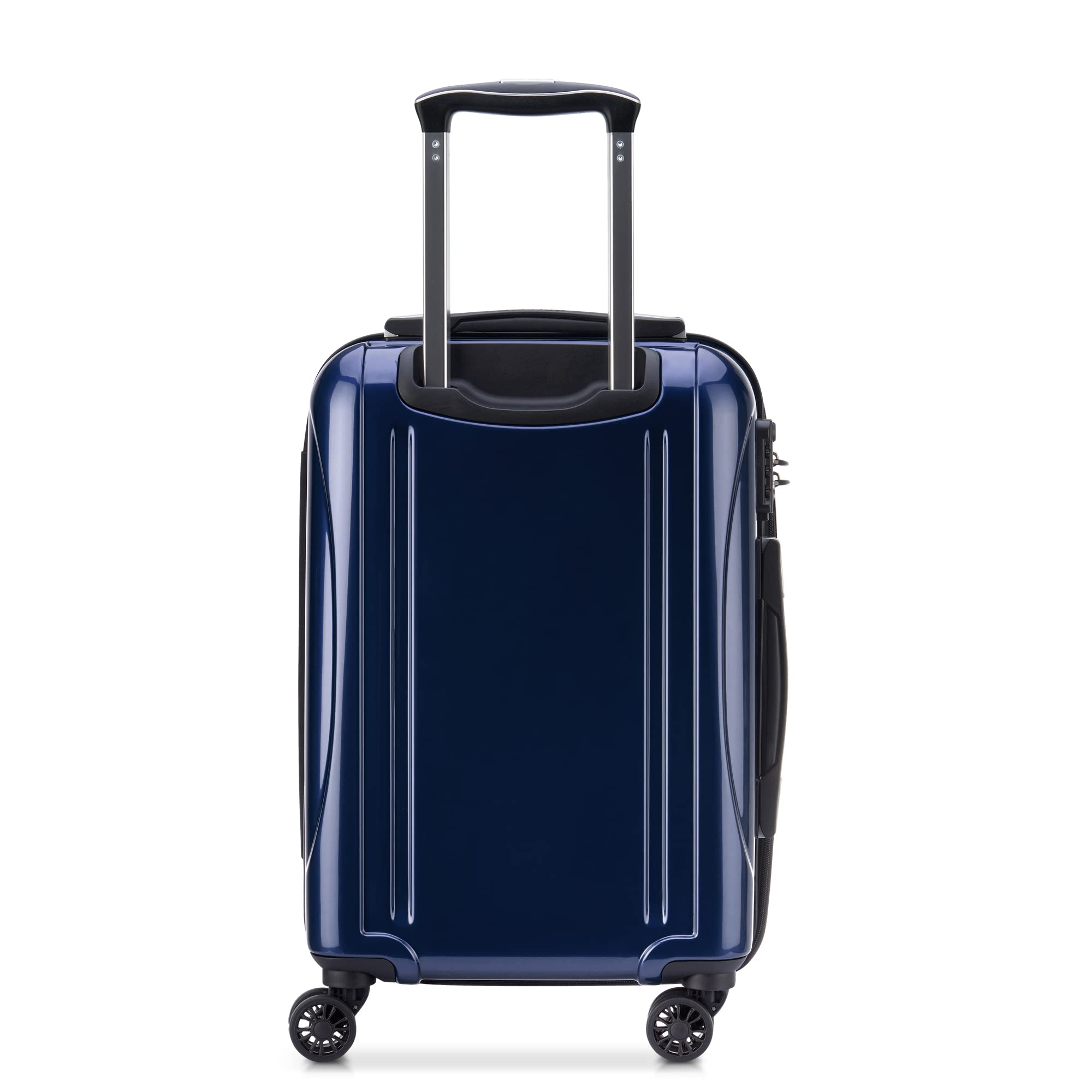 DELSEY Paris Helium Aero Hardside Expandable Luggage with Spinner Wheels ( Blue Cobalt , Carry-On 19 Inch ) Blue Cobalt Carry On 19 Inch U1