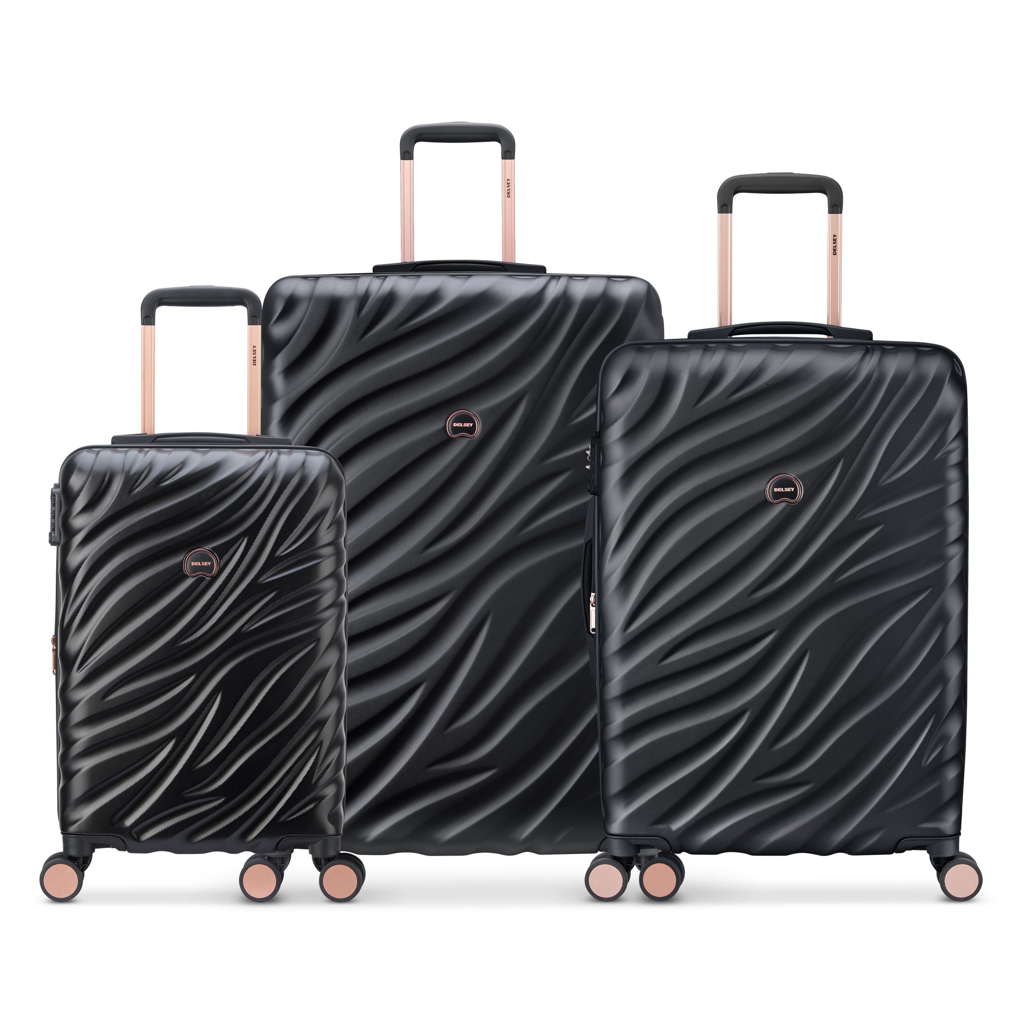 Delsey Alexis Lightweight Luggage, 4-Wheel Spinners Hardshell