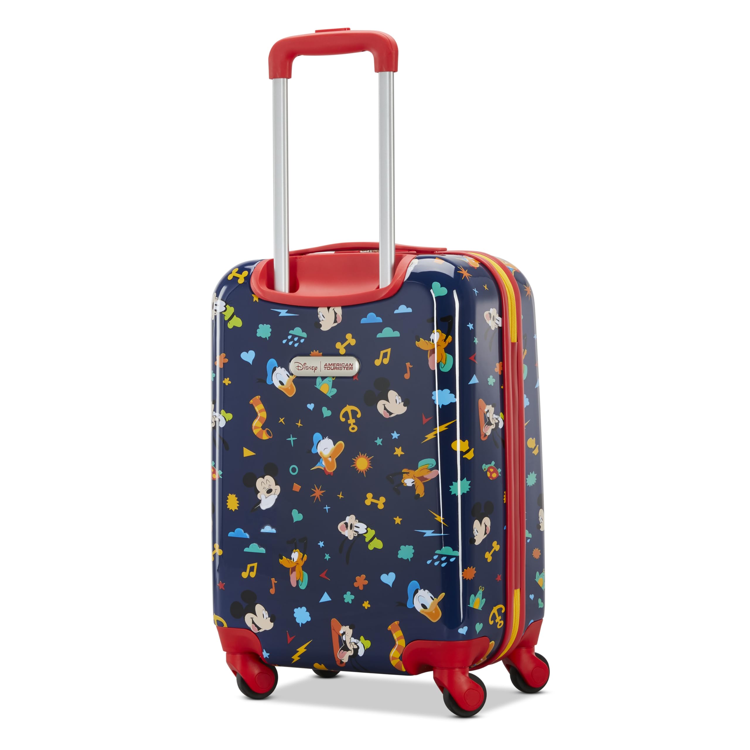 American Tourister Disney Carry-On 18-Inch Hardside Luggage with Spinner Wheels ( Mickey Mouse & Friends , Carry-On 18-Inch ) Mickey Mouse & Friends Carry On 18 Inch U1