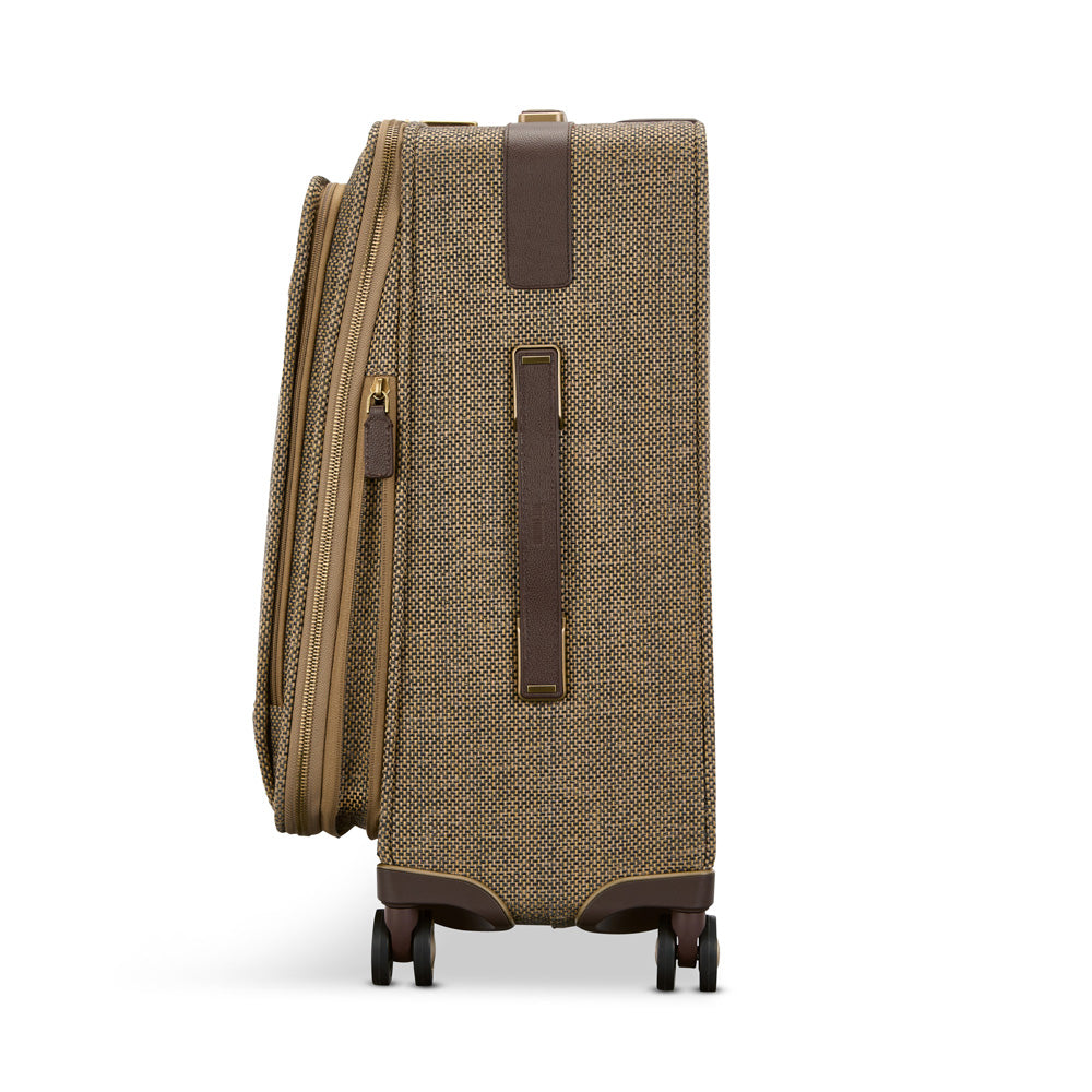 Hartmann Tweed Carry-On Expandable Spinner ( Tweed/Natural Leather , One Size ) Tweed/Natural Leather One Size U1